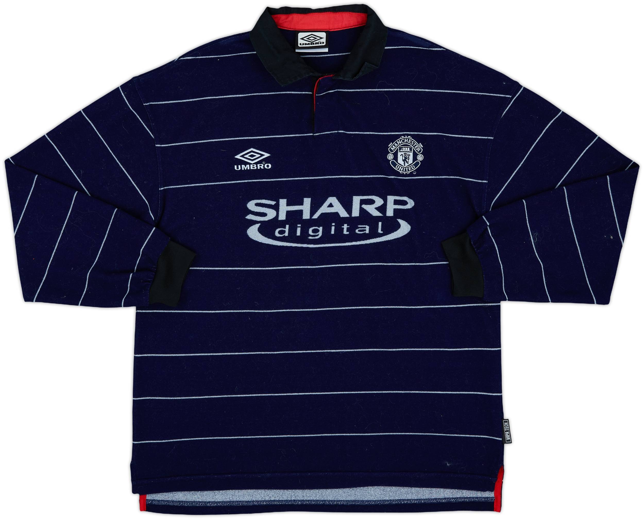 1999-00 Manchester United Away L/S Shirt Scholes #18 - 10/10 - (L)