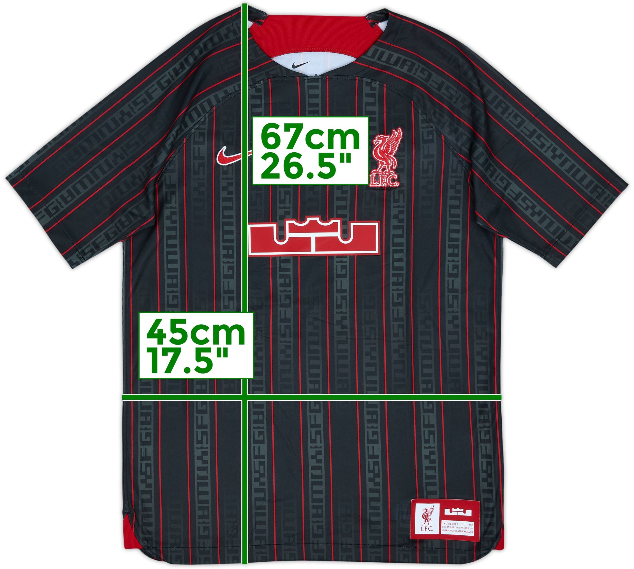 2023-24 Liverpool Nike x LeBron James Training Shirt - 9/10