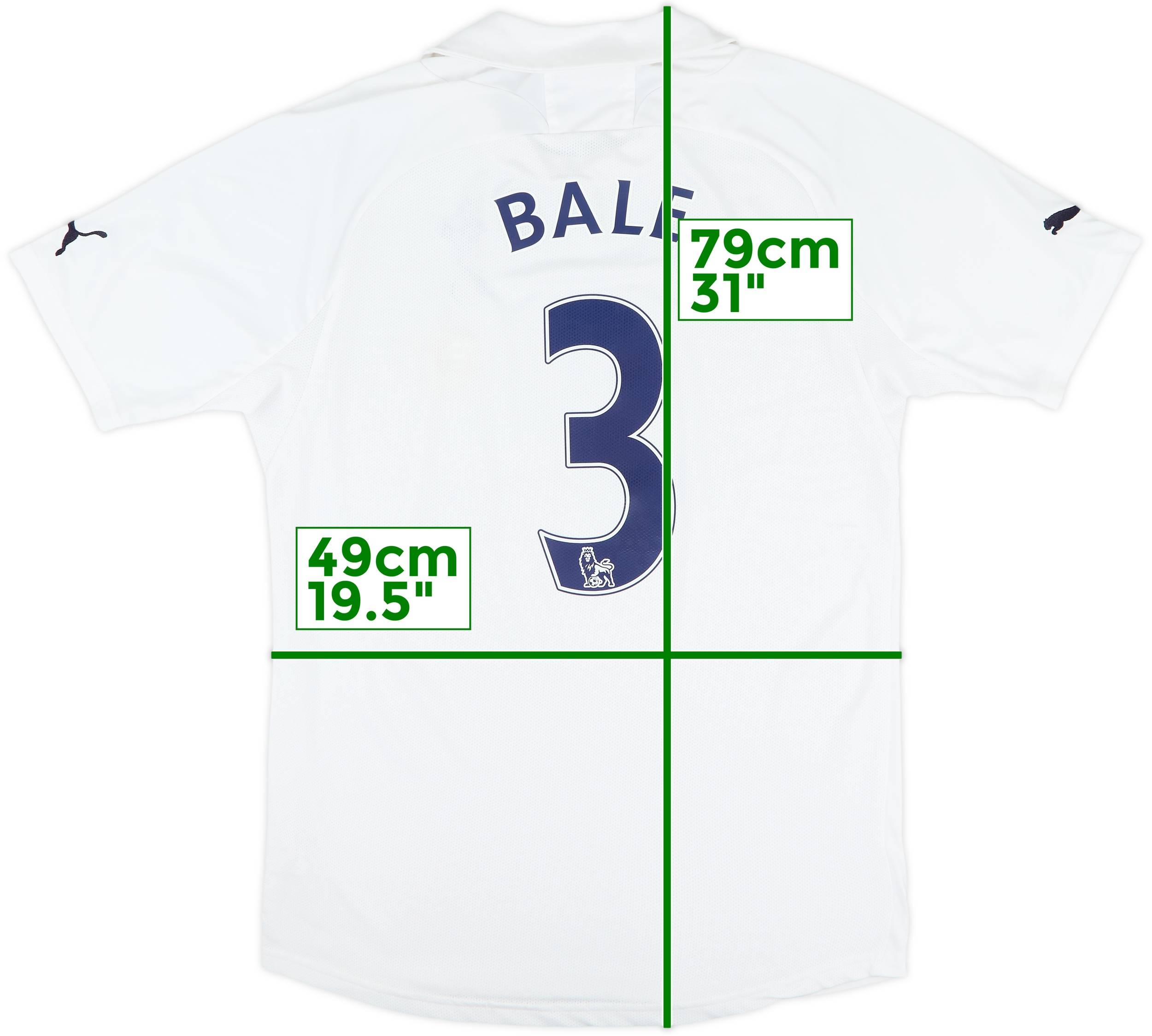 2011-12 Tottenham Home Shirt Bale #3 - 8/10 - (M)