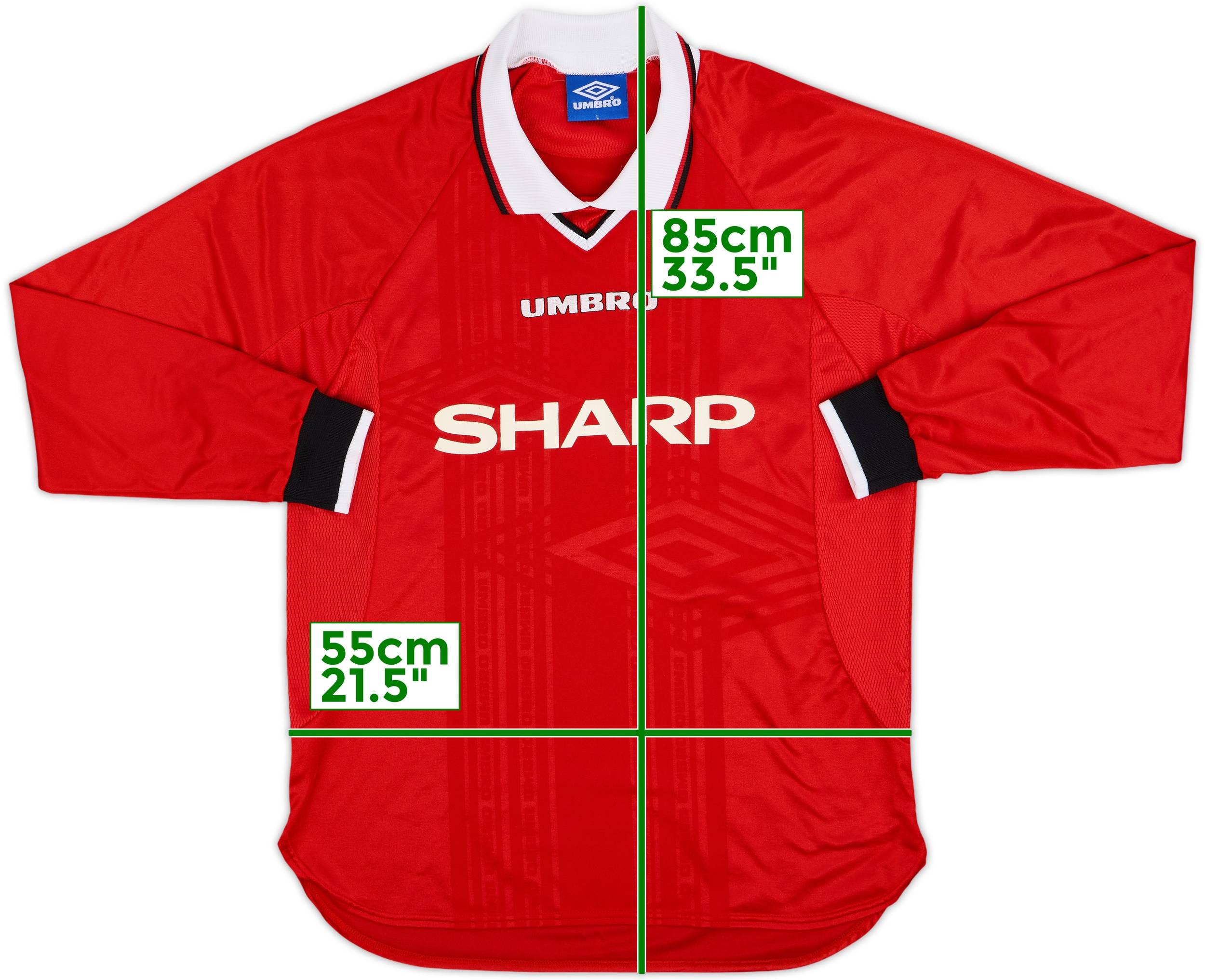1997-98 Umbro Template L/S Shirt (Manchester United) #4 - 9
