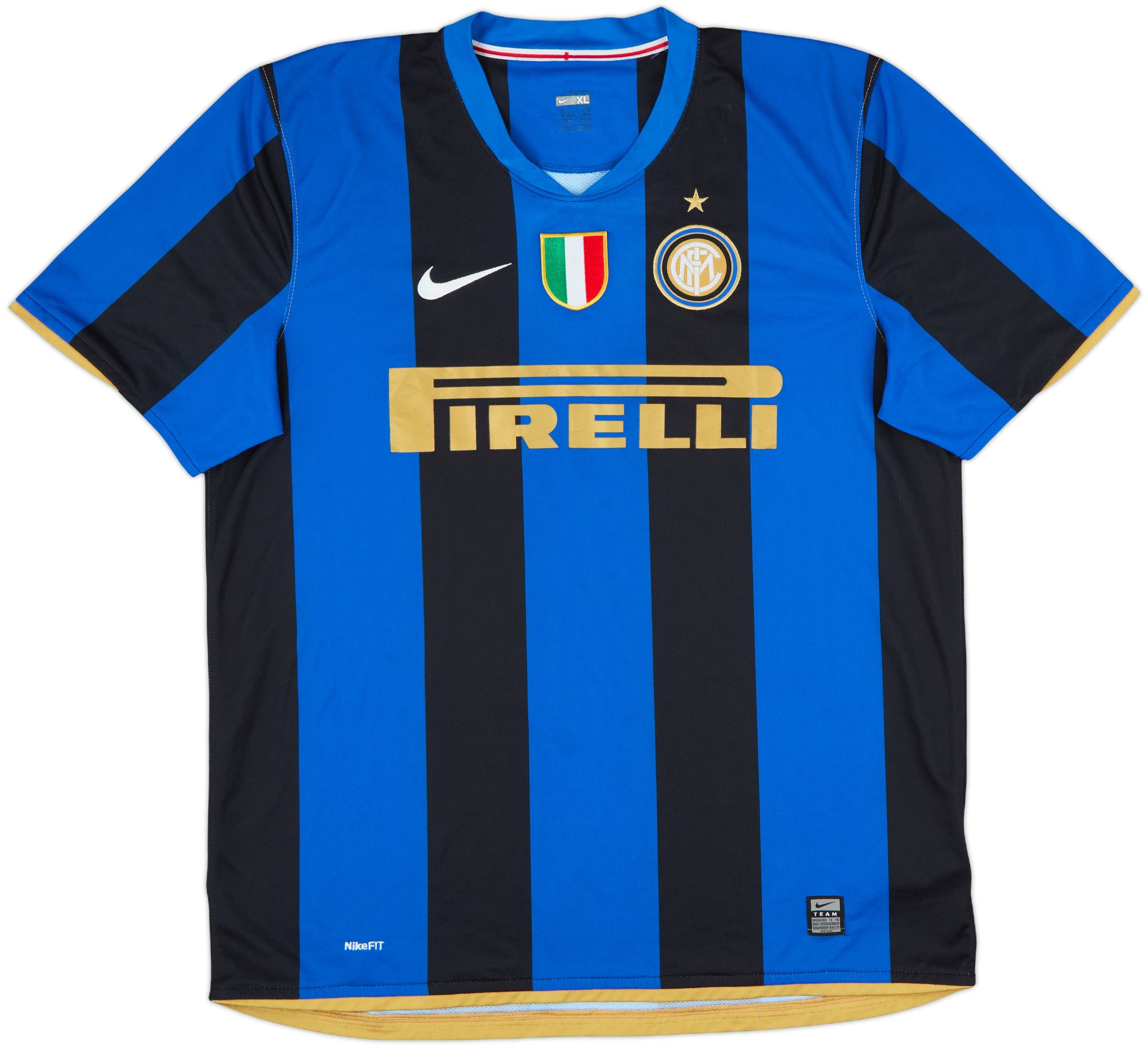 2008-09 Inter Milan Home Shirt Balotelli #45 - 5/10 - (XL)