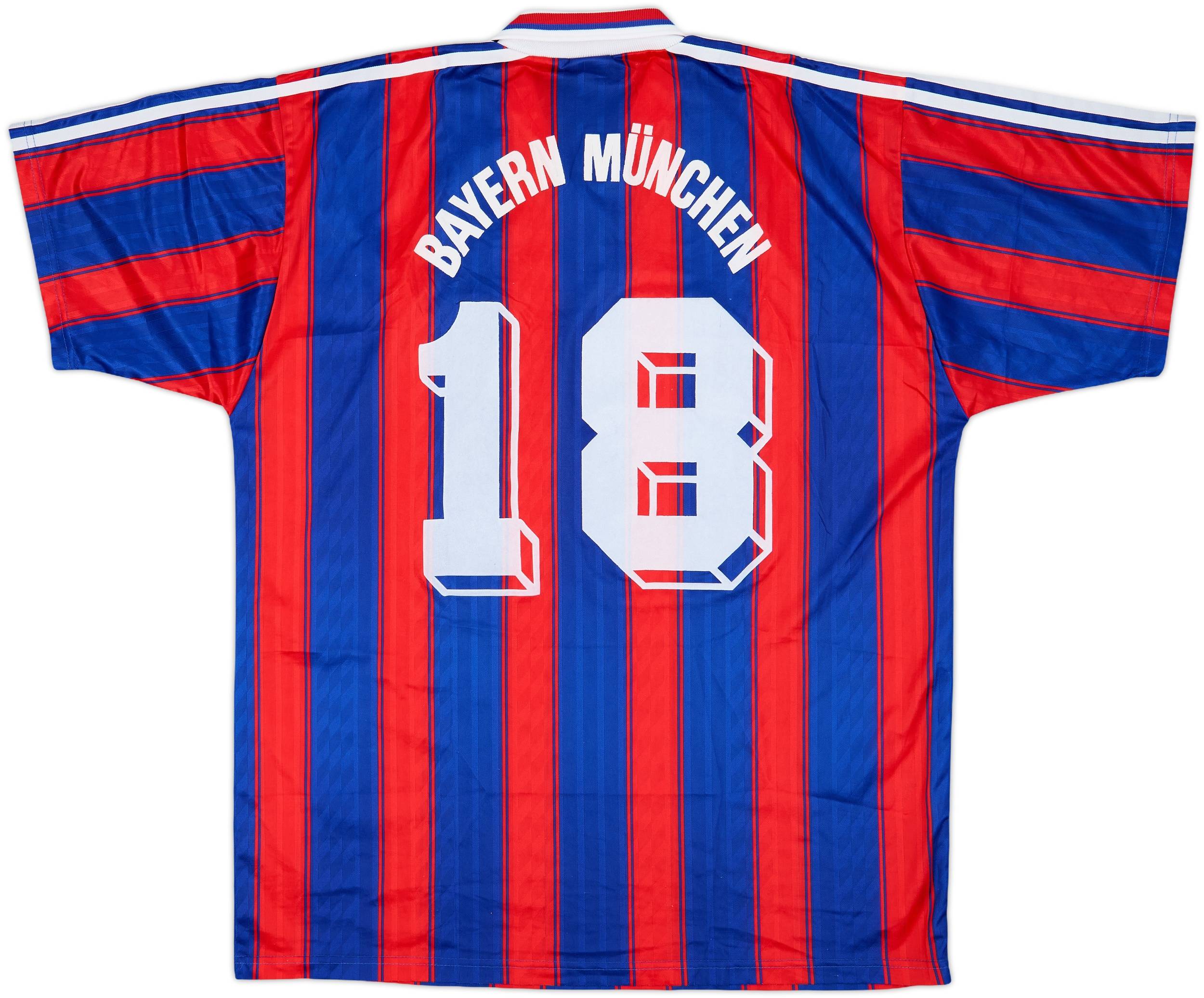 1995-97 Bayern Munich Home Shirt #18 - 9/10 - (XL)