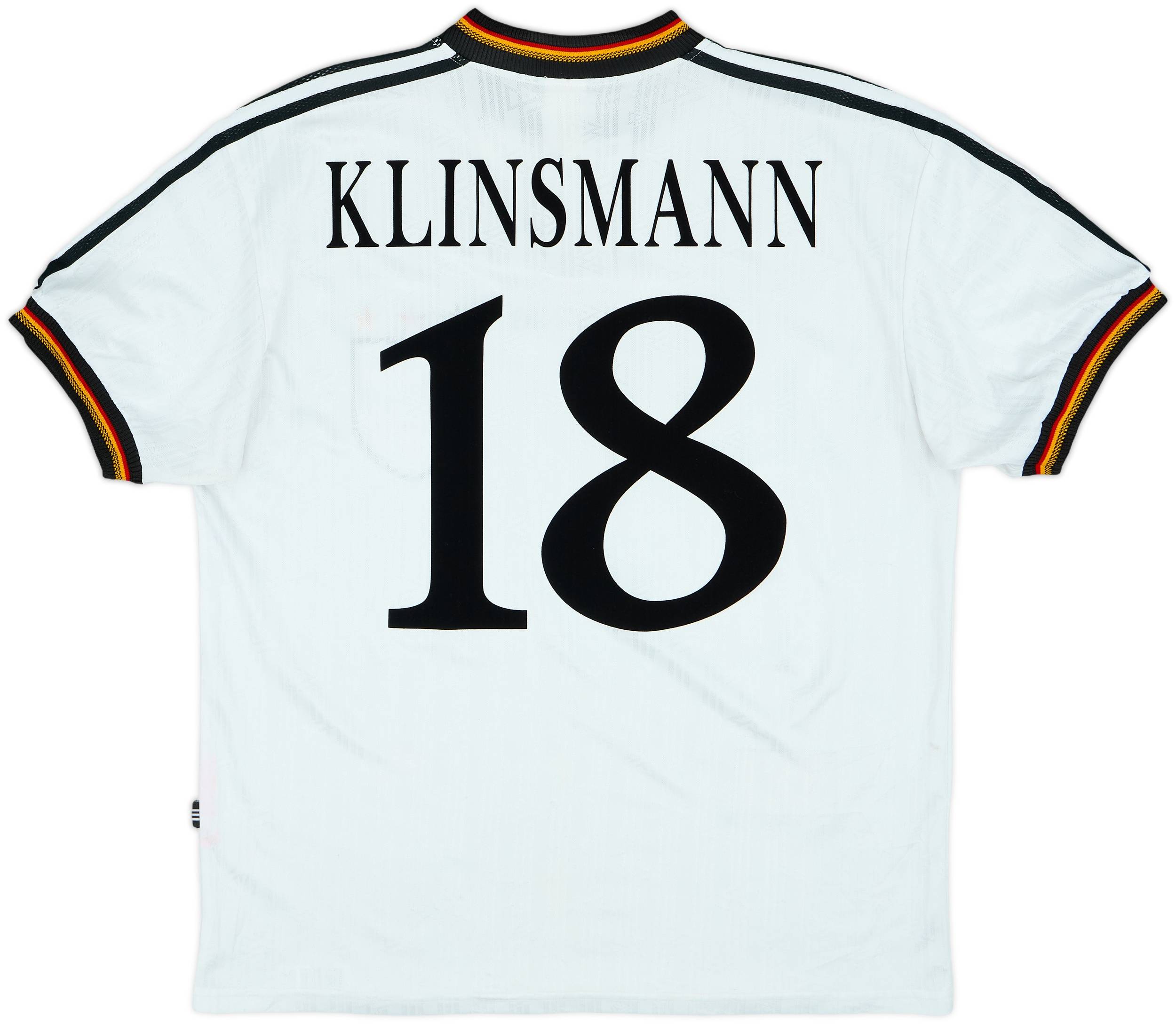 1996-98 Germany Home Shirt Klinsmann #18 - 7/10 - (L)