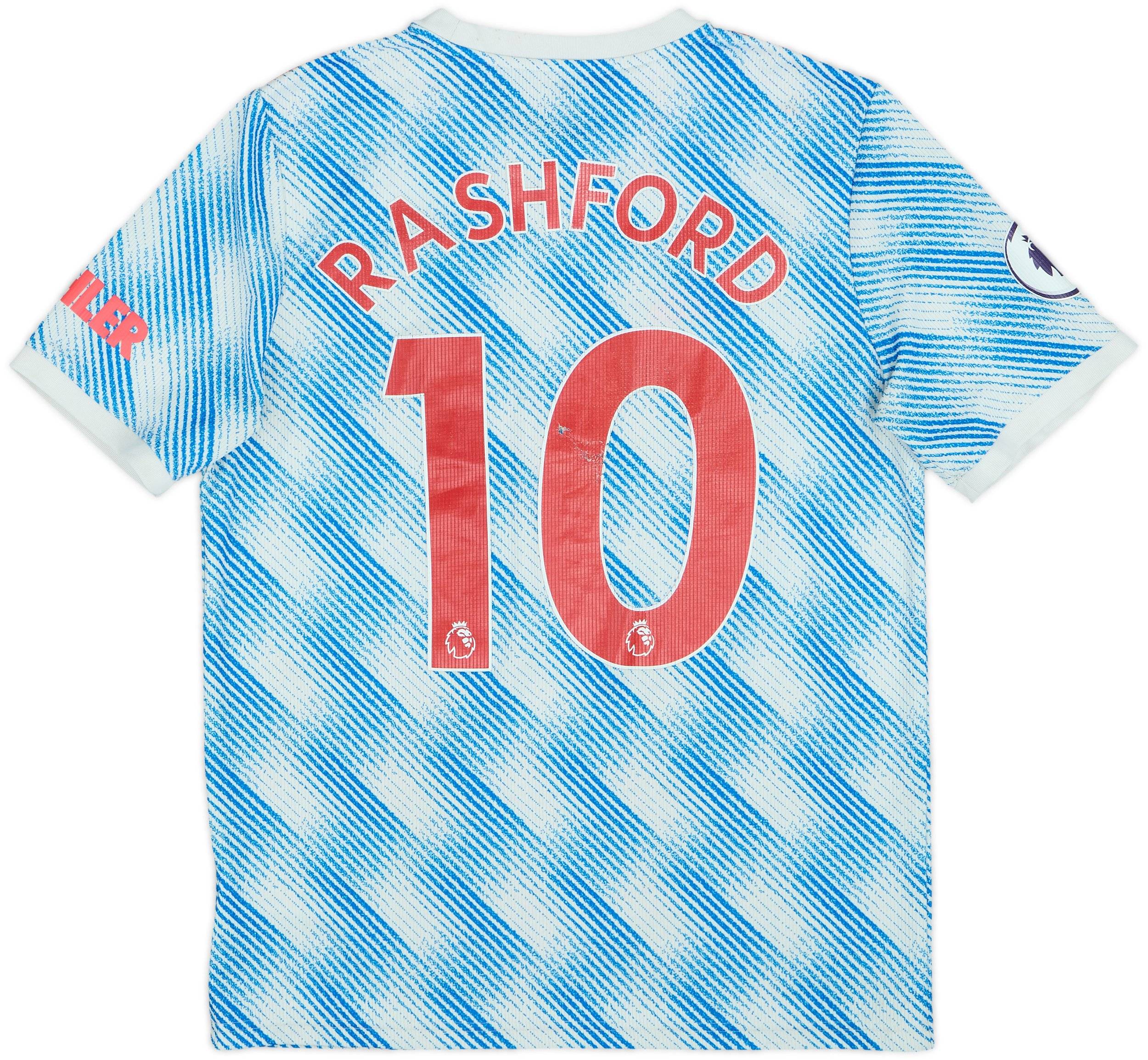 2021-22 Manchester United Away Shirt Rashford #10 - 5/10