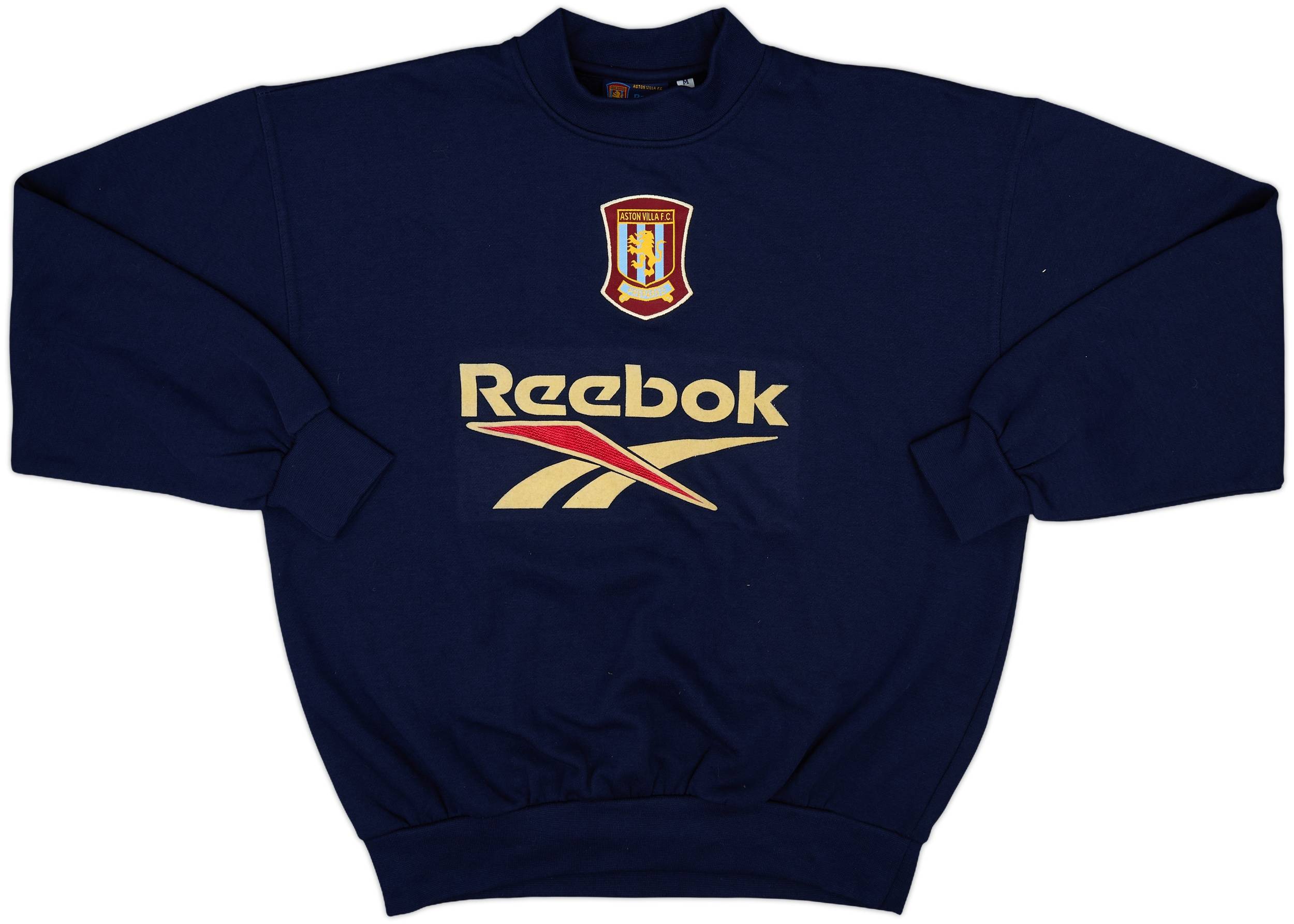1998-99 Aston Villa Reebok Sweat Top - 8/10 - (M)