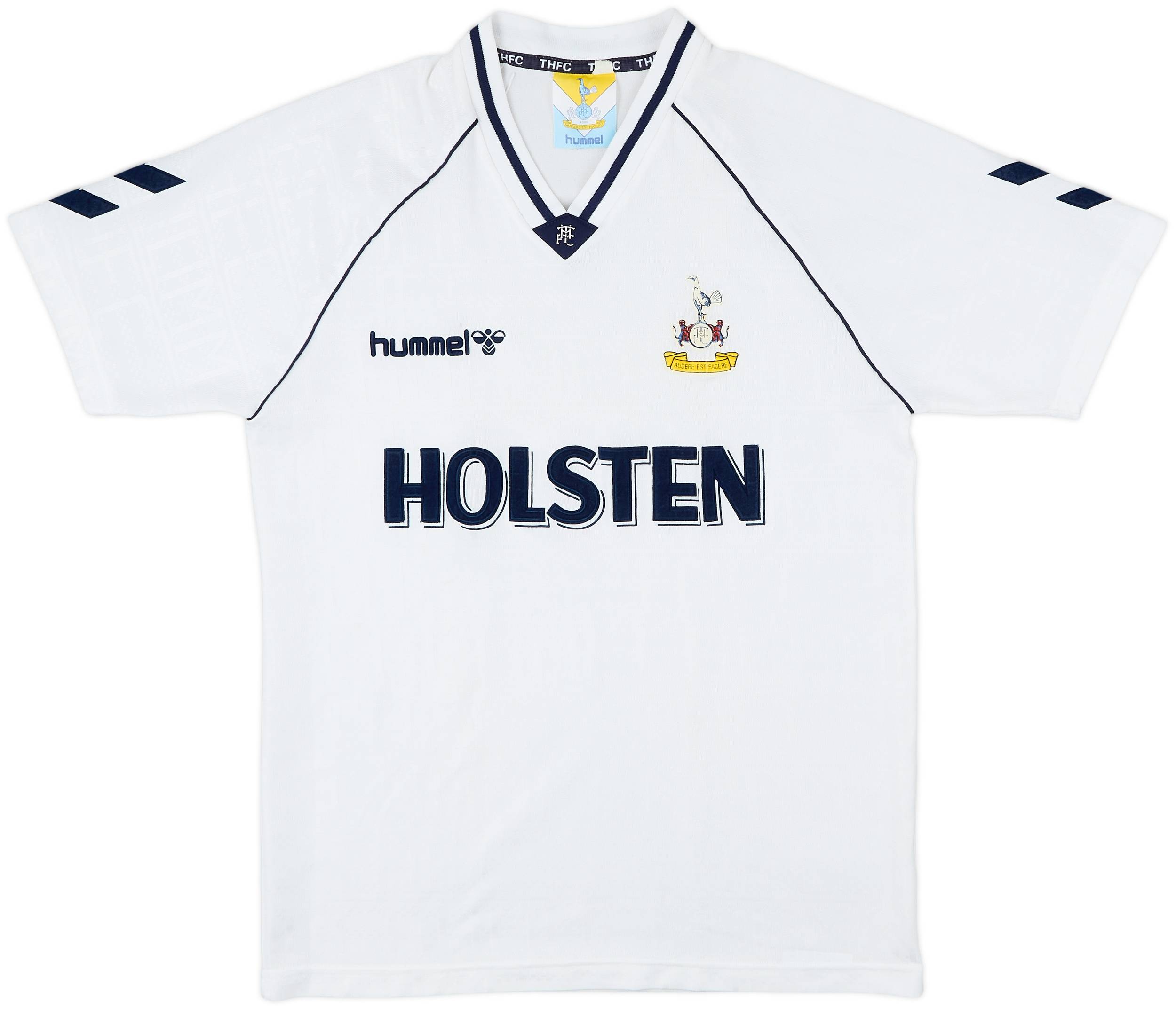 1989-91 Tottenham Home Shirt - 8/10 - (XL)