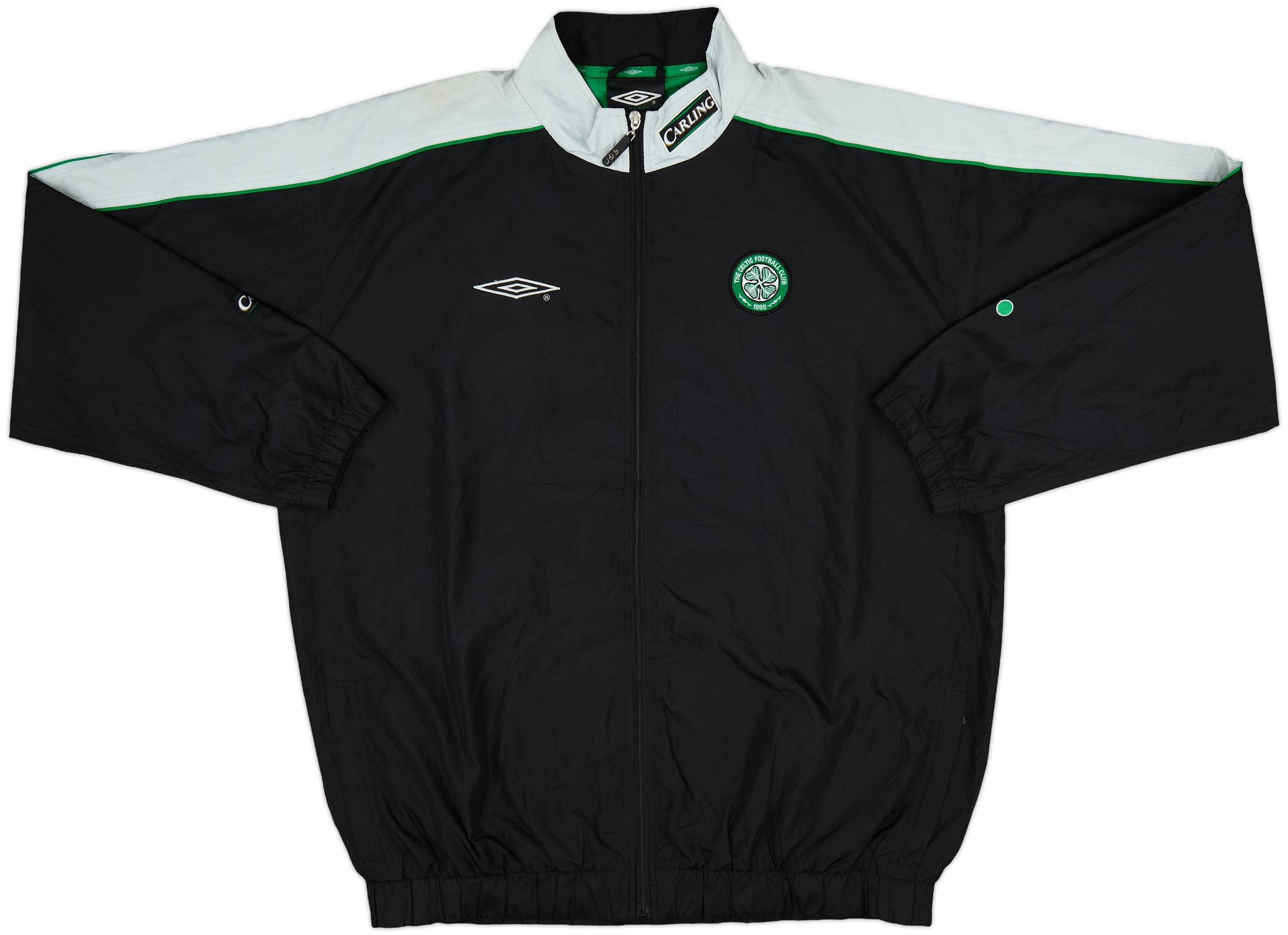 2003-04 Celtic Umbro Track Jacket - 8/10 - (XXL)