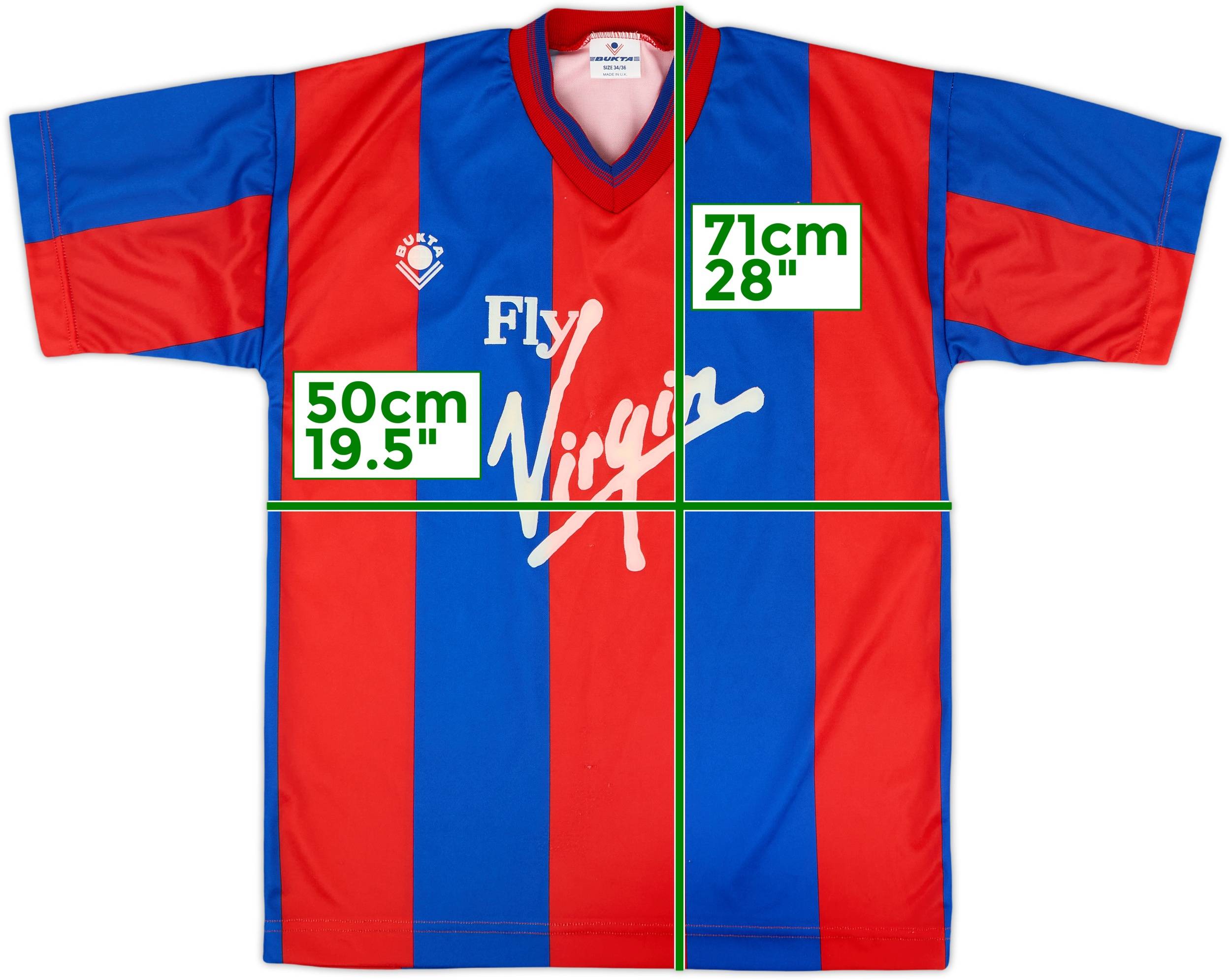 1988-90 Crystal Palace Home Shirt - 7/10 - (S)