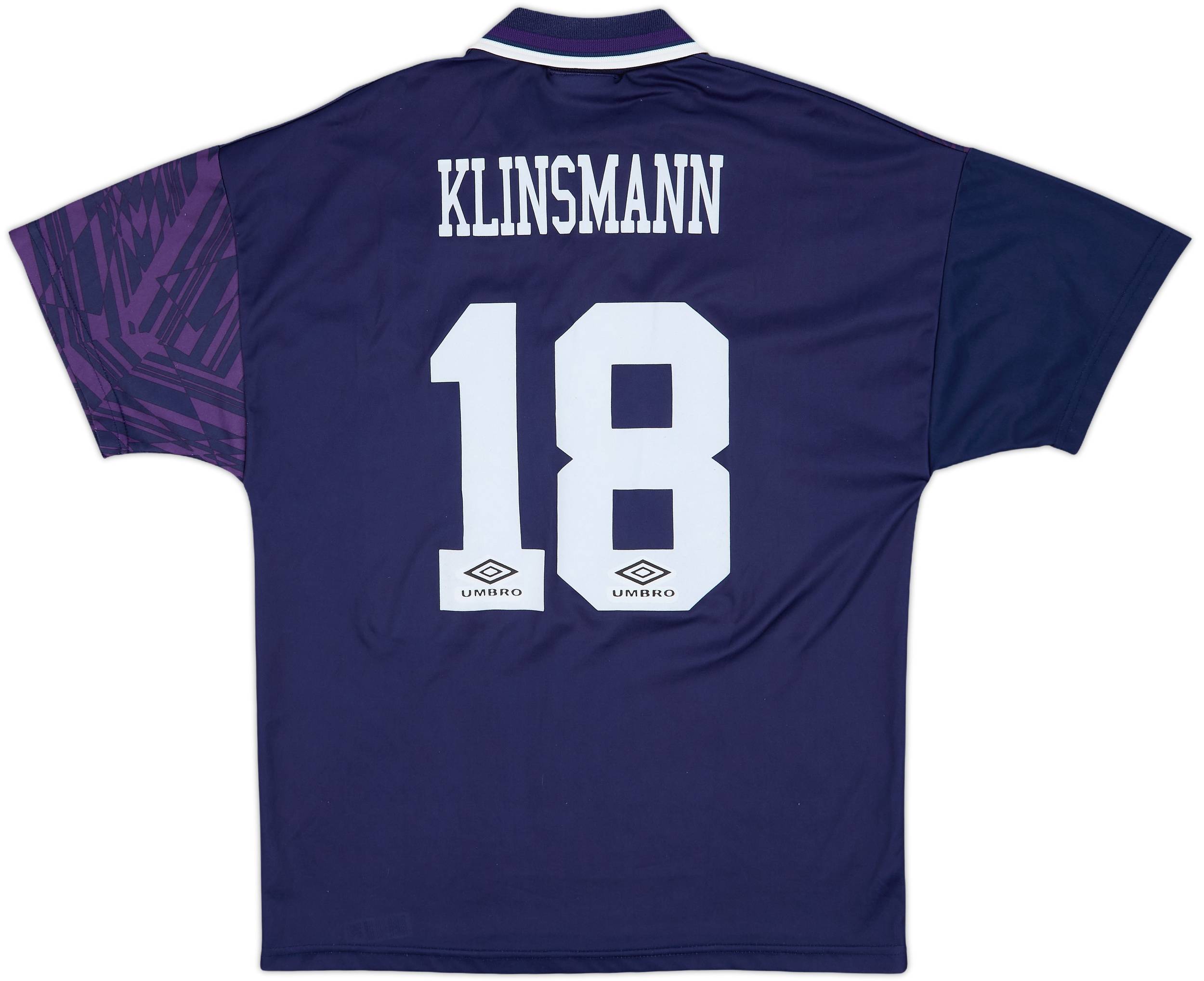 Klinsmann Tottenham Umbro Shirt 1994-95 Tottenham Away Shirt