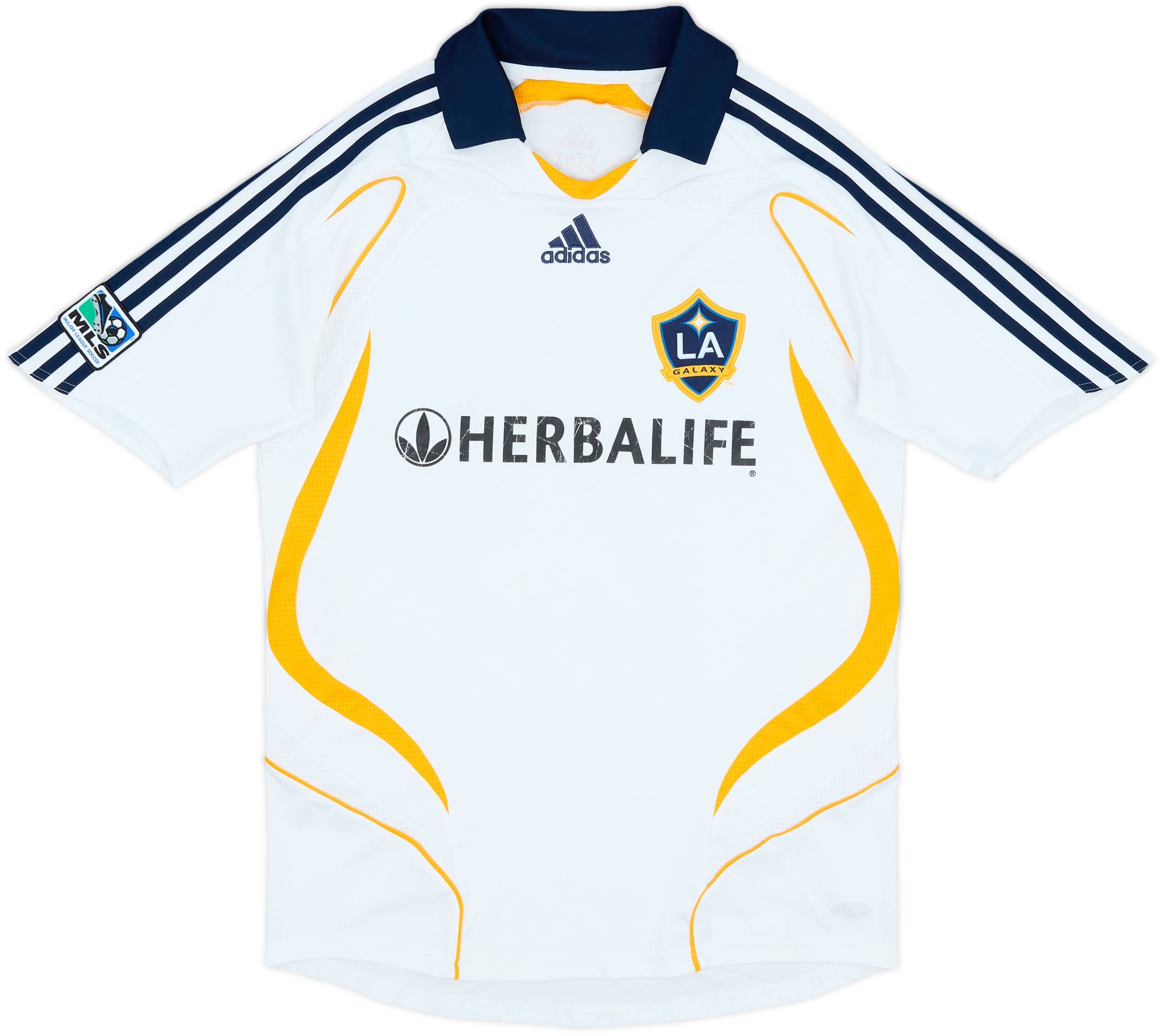 2007-08 LA Galaxy Home Shirt Beckham #23 - 6/10 - (S)