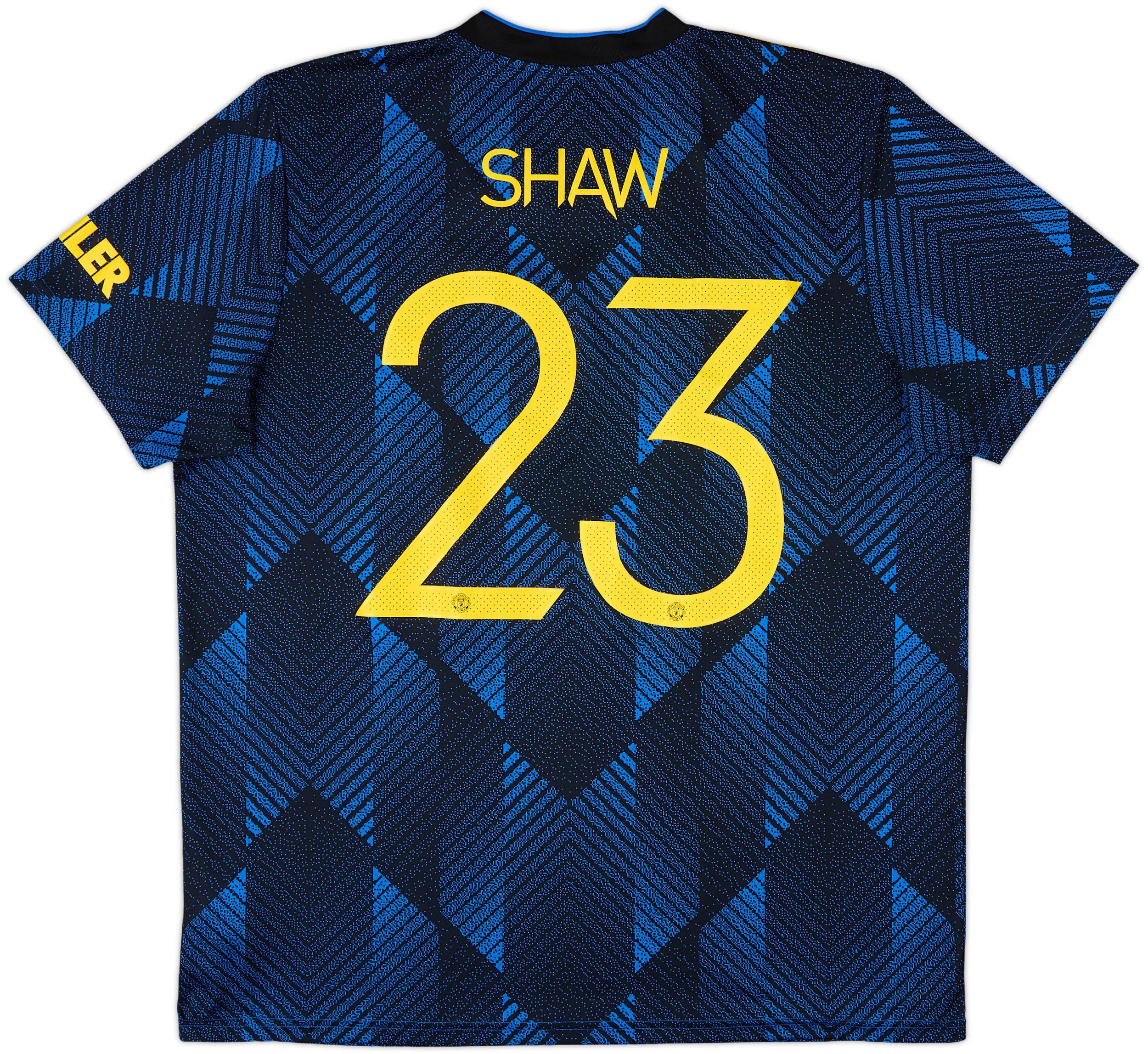 2021-22 Manchester United Third Shirt Shaw #23 - 10/10 - (XL)
