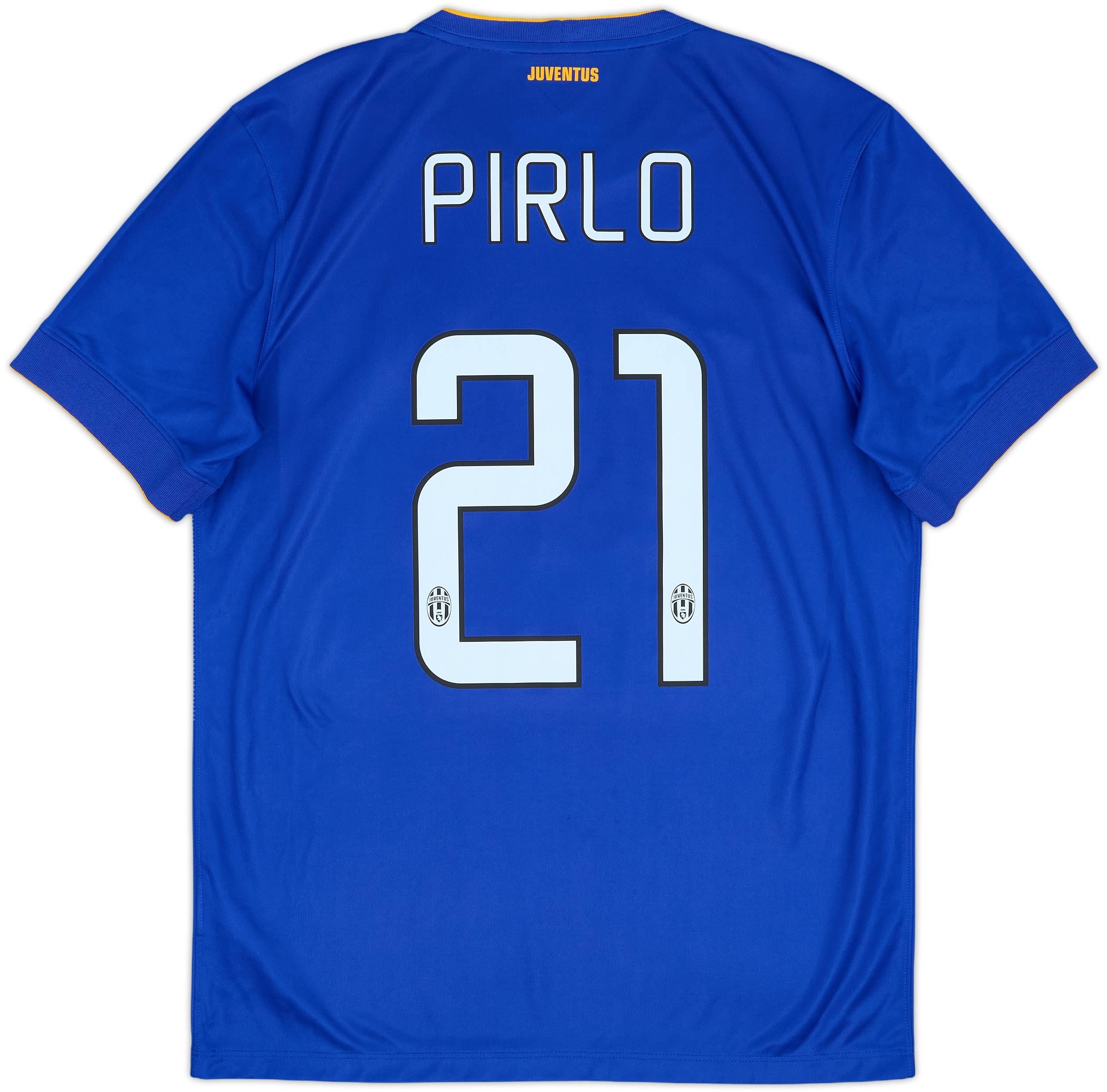 2014-2015 ユベントス 21番 PIRLO 2014-15 Juventus Away Shirt Pirlo #21 - 8/10 - (M)