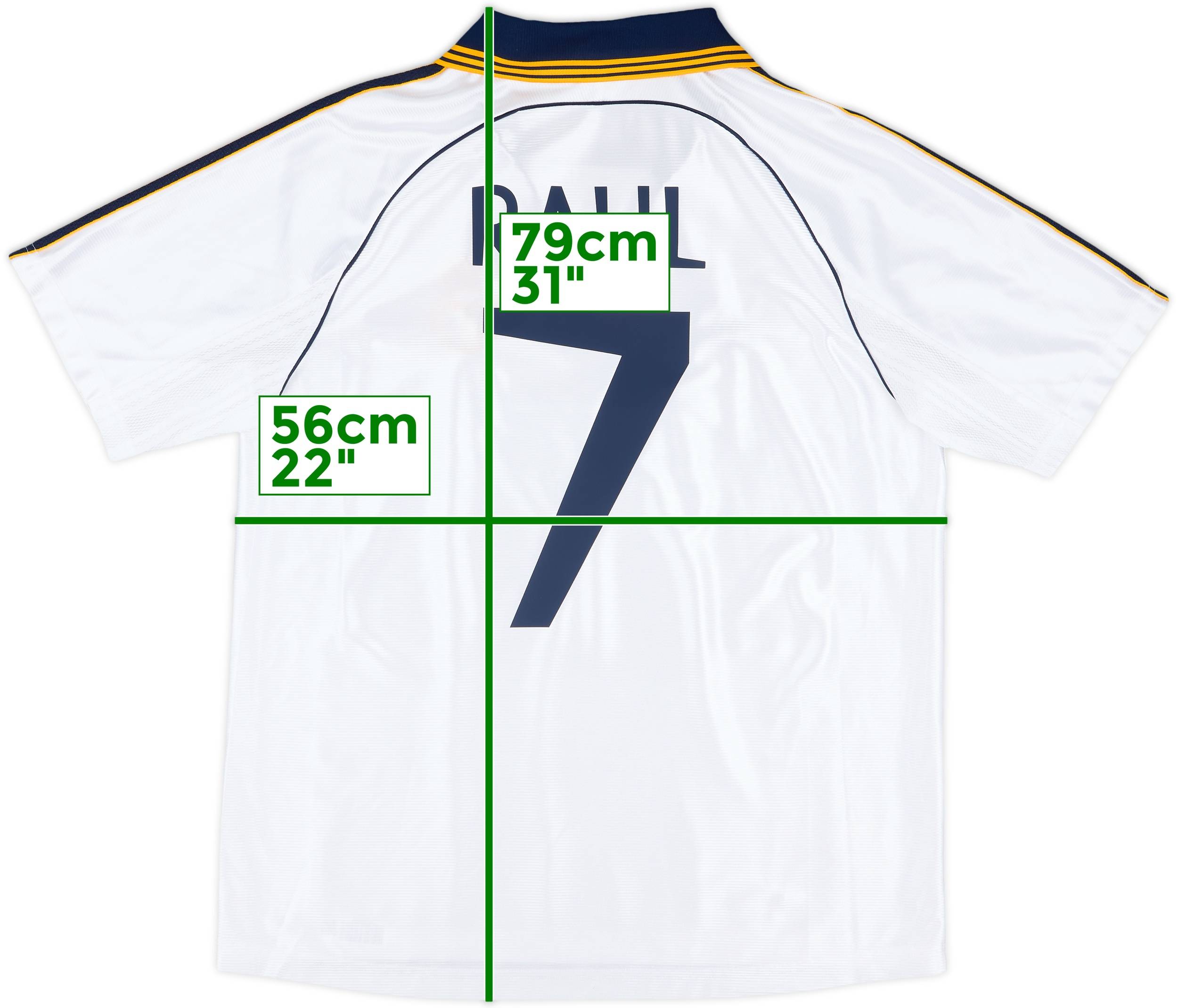 アディダス 00s real madrid #7 raul M  REAL MADRID 1998 1999 2000 HOME FOOTBALL SHIRT #7 RAUL
