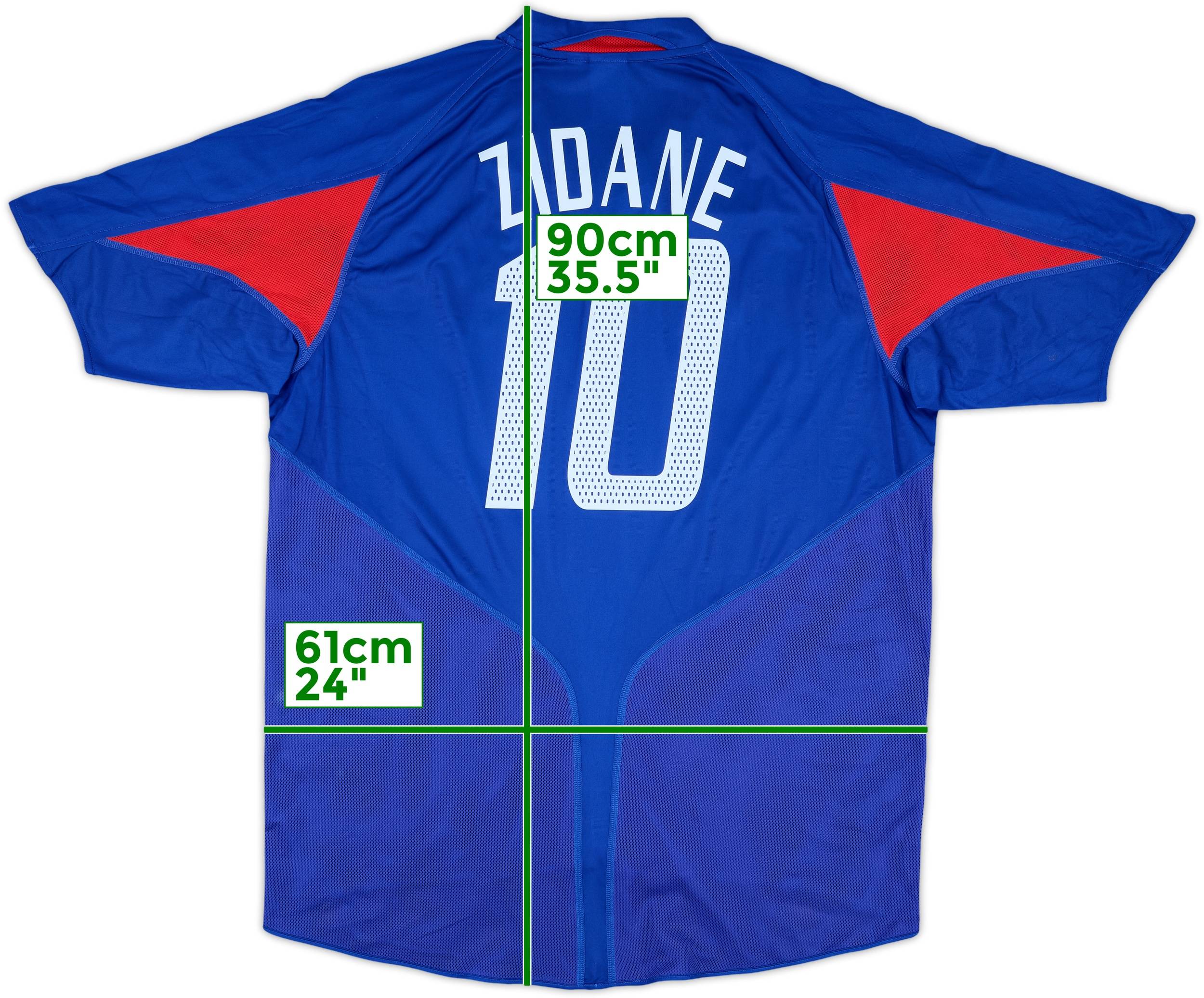 2004-06 France Home Shirt Zidane #10 (XL)
