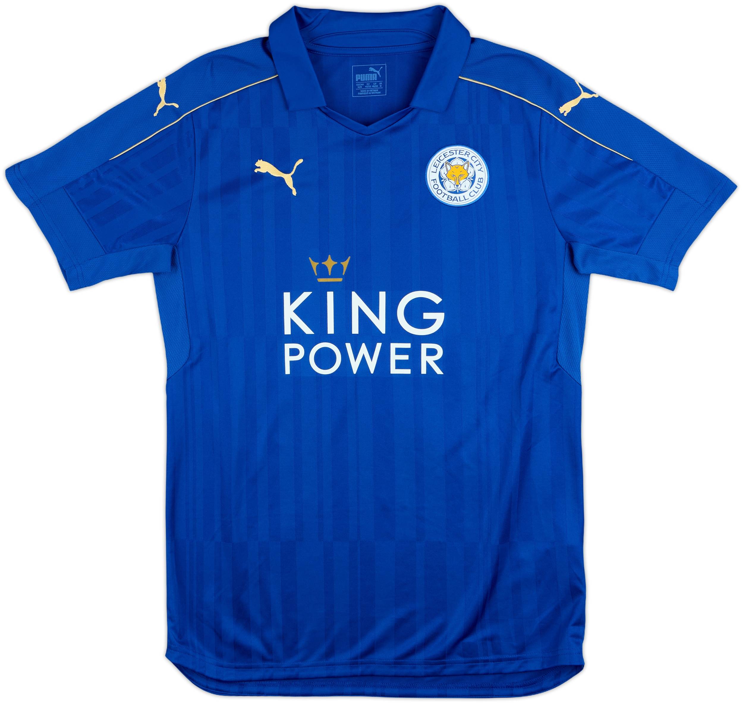 2016-17 Leicester Home Shirt Mahrez #26 - 9/10 - (M)