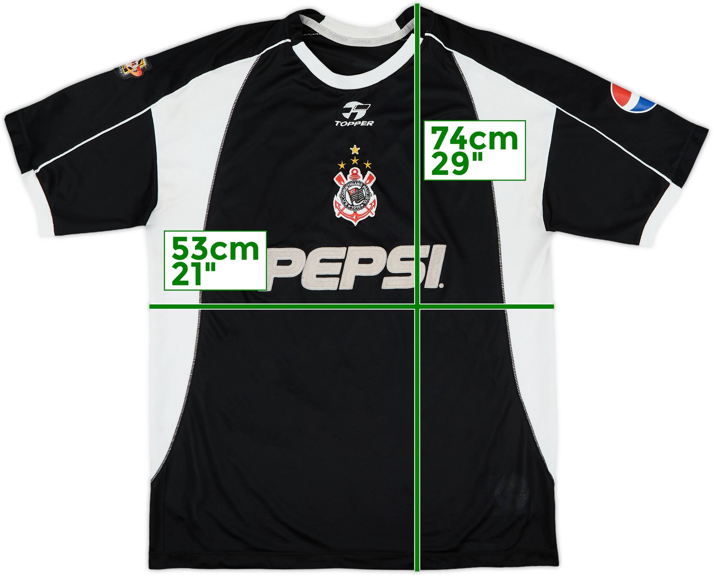トップス 93-94 SC Corinthians Paulista  shirt Corinthians International Club Soccer Fan Apparel and