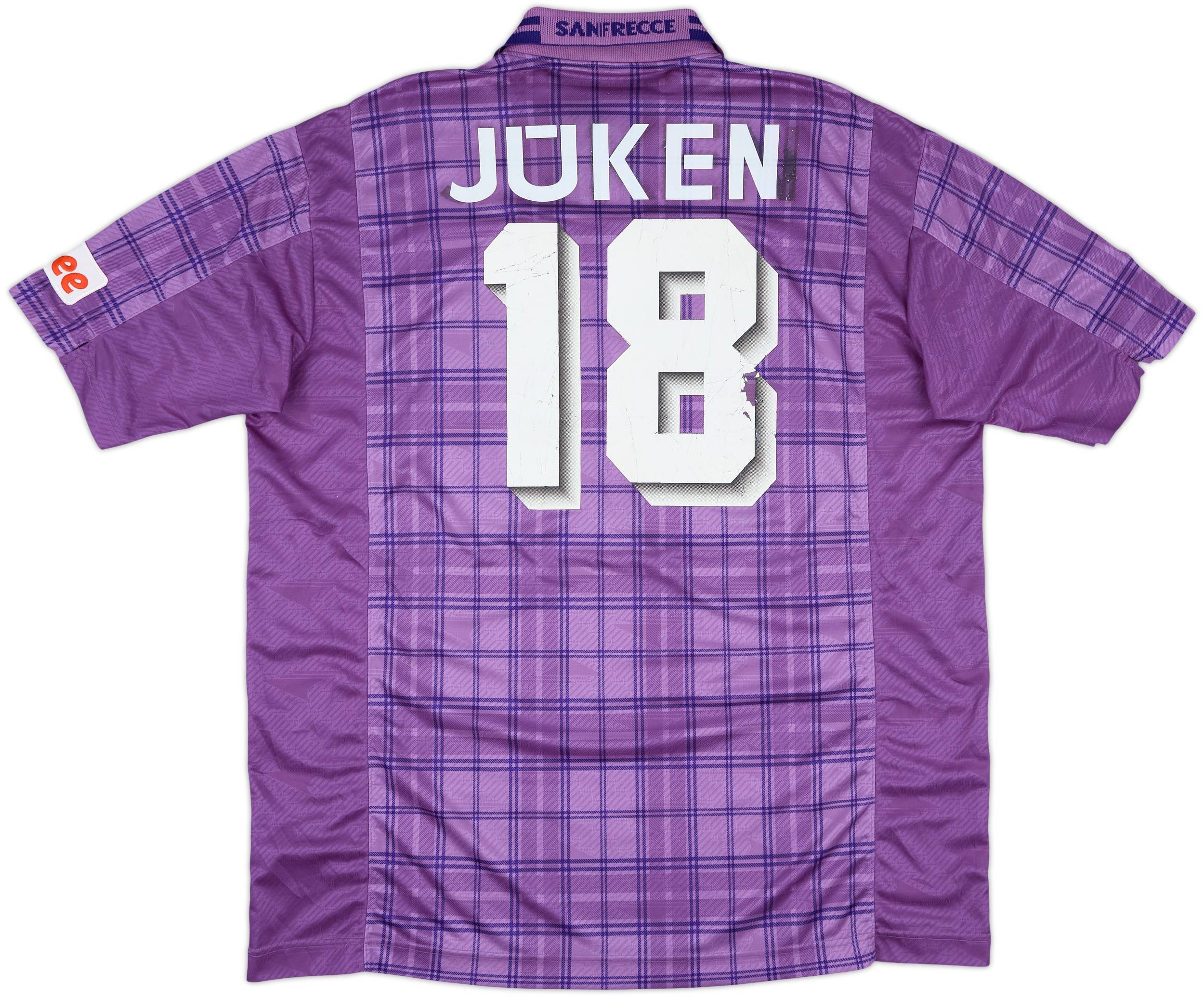 1997-99 Sanfrecce Hiroshima Match Issue Home Shirt #18