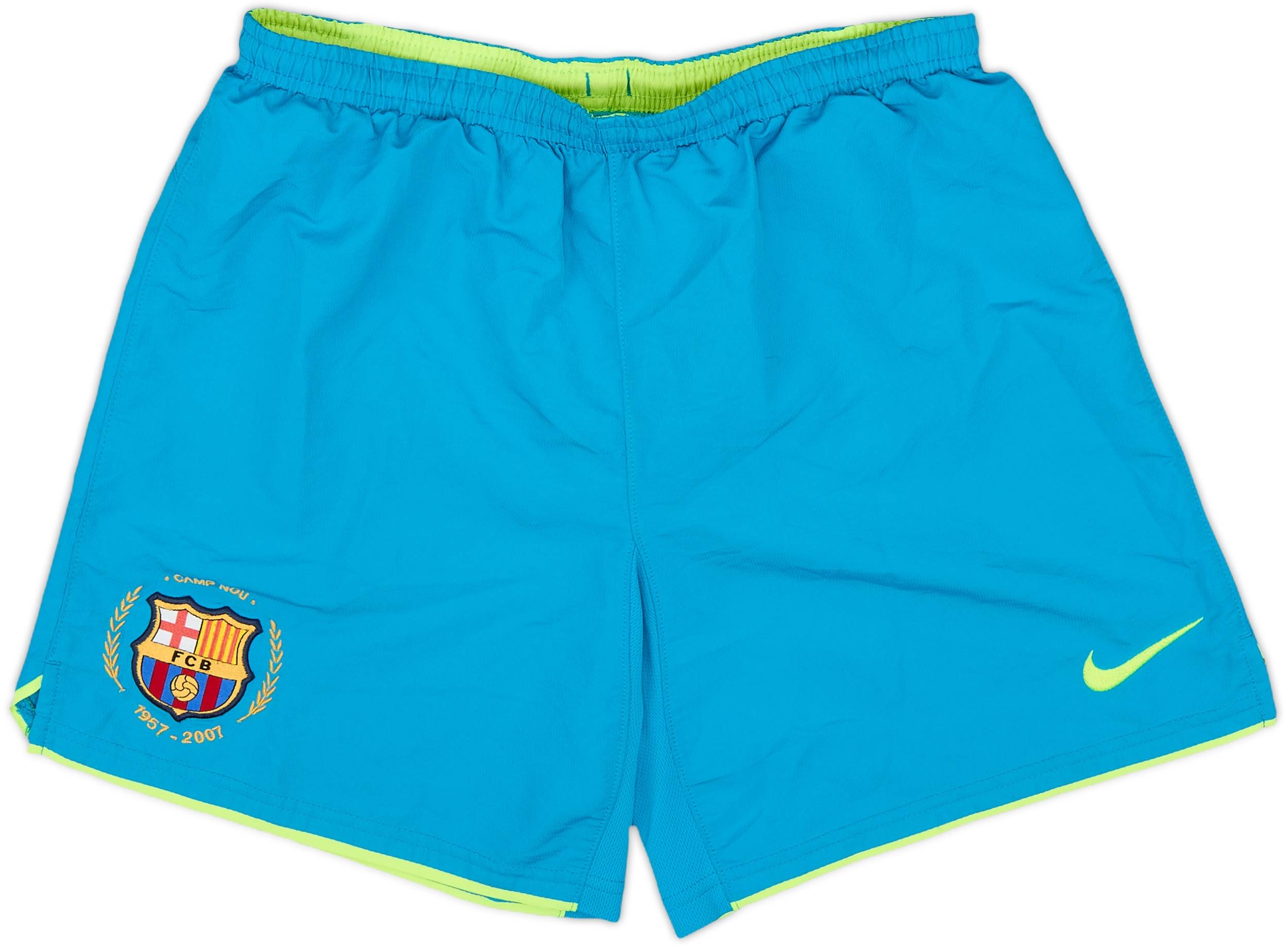 2007-08 Barcelona Away Shorts - 8/10 - (L)