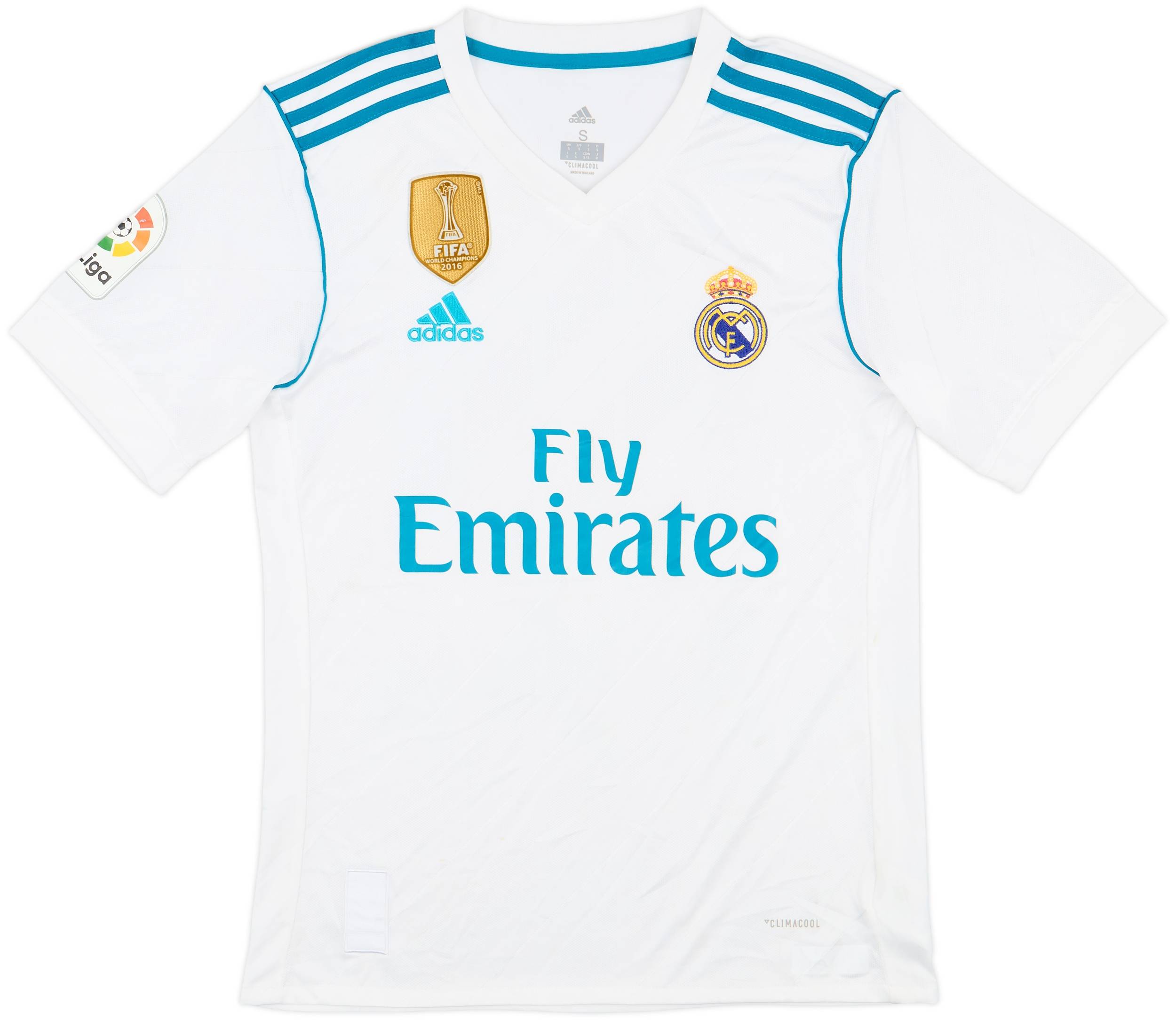 2017-18 Real Madrid Home Shirt Isco #22 - 9/10 - (S)