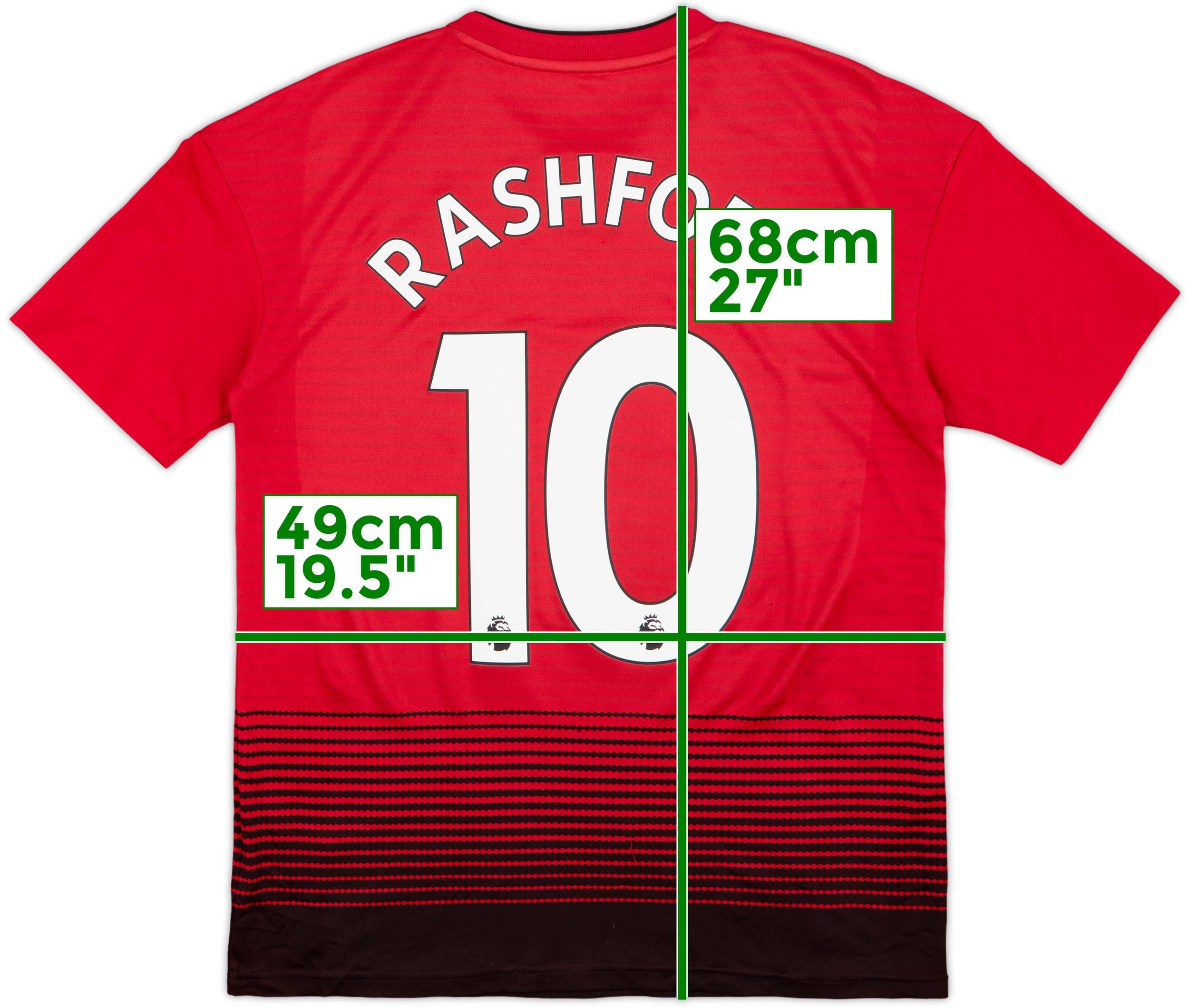 Manchester United Rashford 10 ユニフォーム adidas Man Utd Home Rashford 10 Jersey 2023-2024 (Official