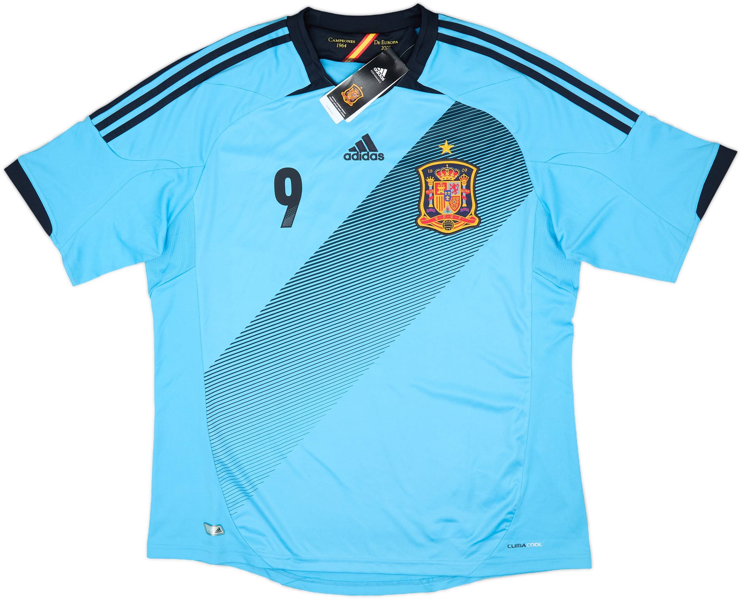 2012-14 Spain Away Shirt Torres #9 (XL)