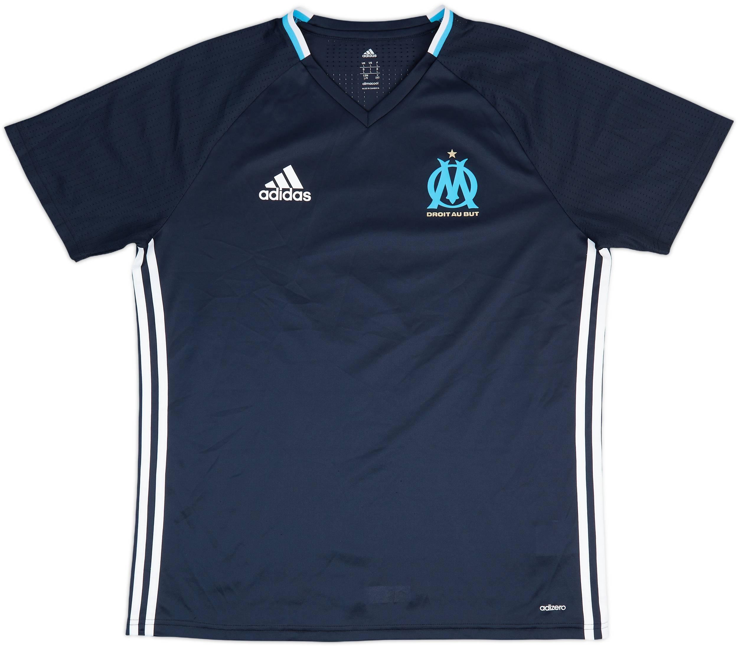 2016=17 Olympique Marseille Adizero Training Shirt - 10/10 - (L)