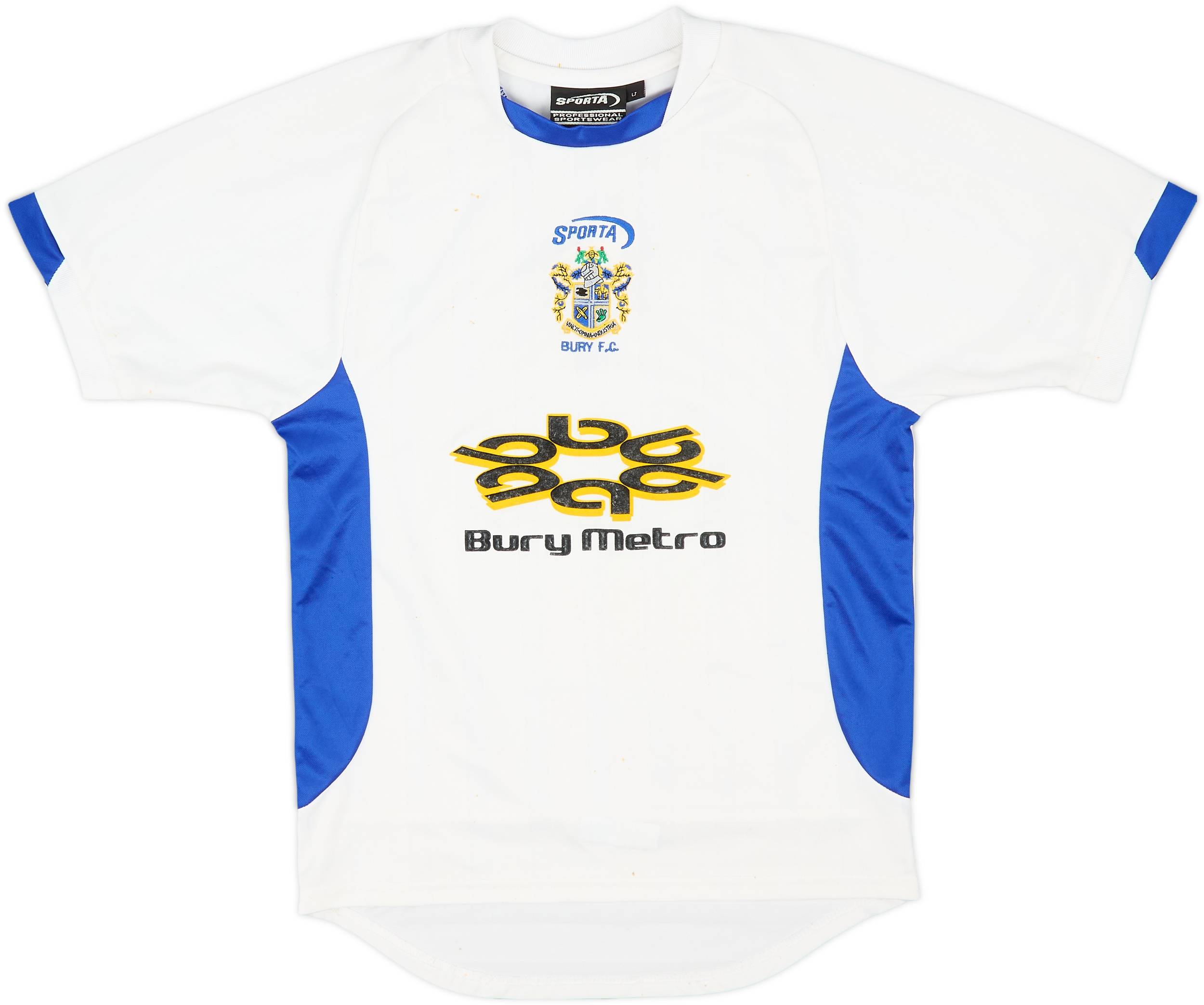 2003-04 Bury Home Shirt - 5/10 - (L.Boys)