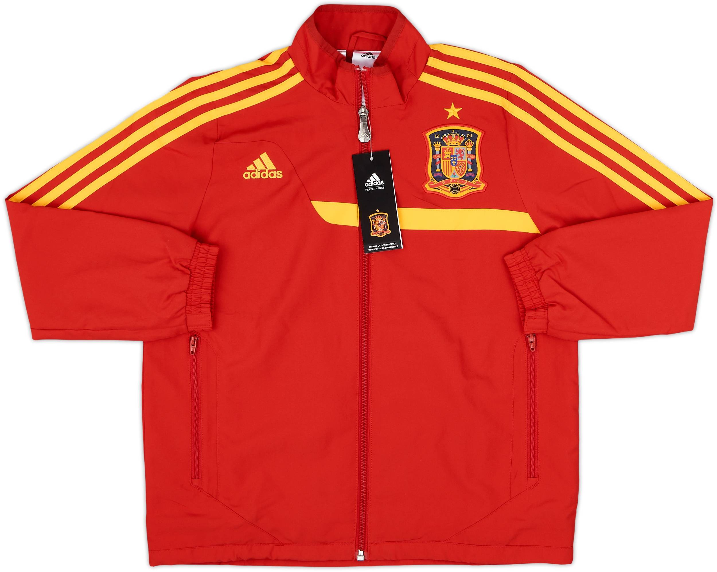 2012-13 Spain adidas Track Jacket (S.Boys)