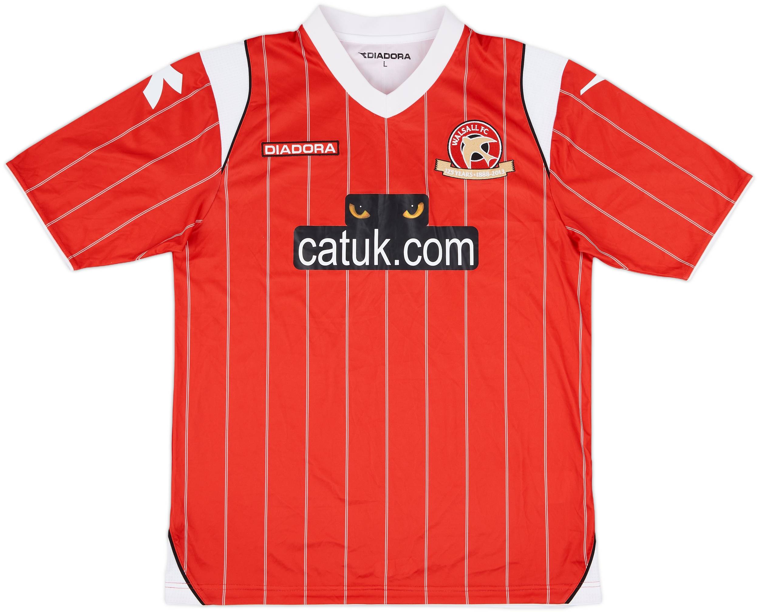 2013-14 Walsall Home Shirt - 6/10 - (L)