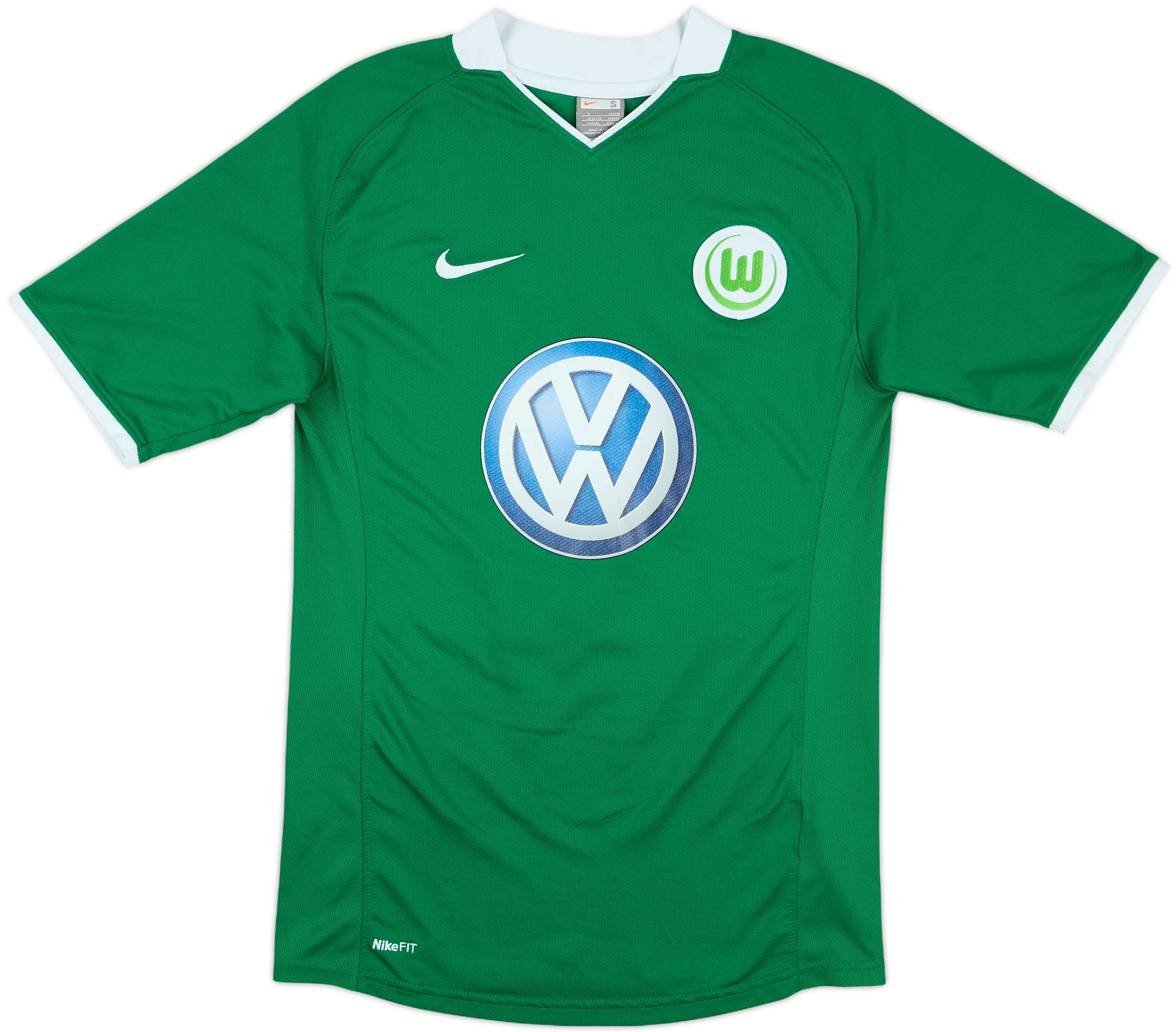 2008-09 Wolfsburg Match Issue Home Shirt #10