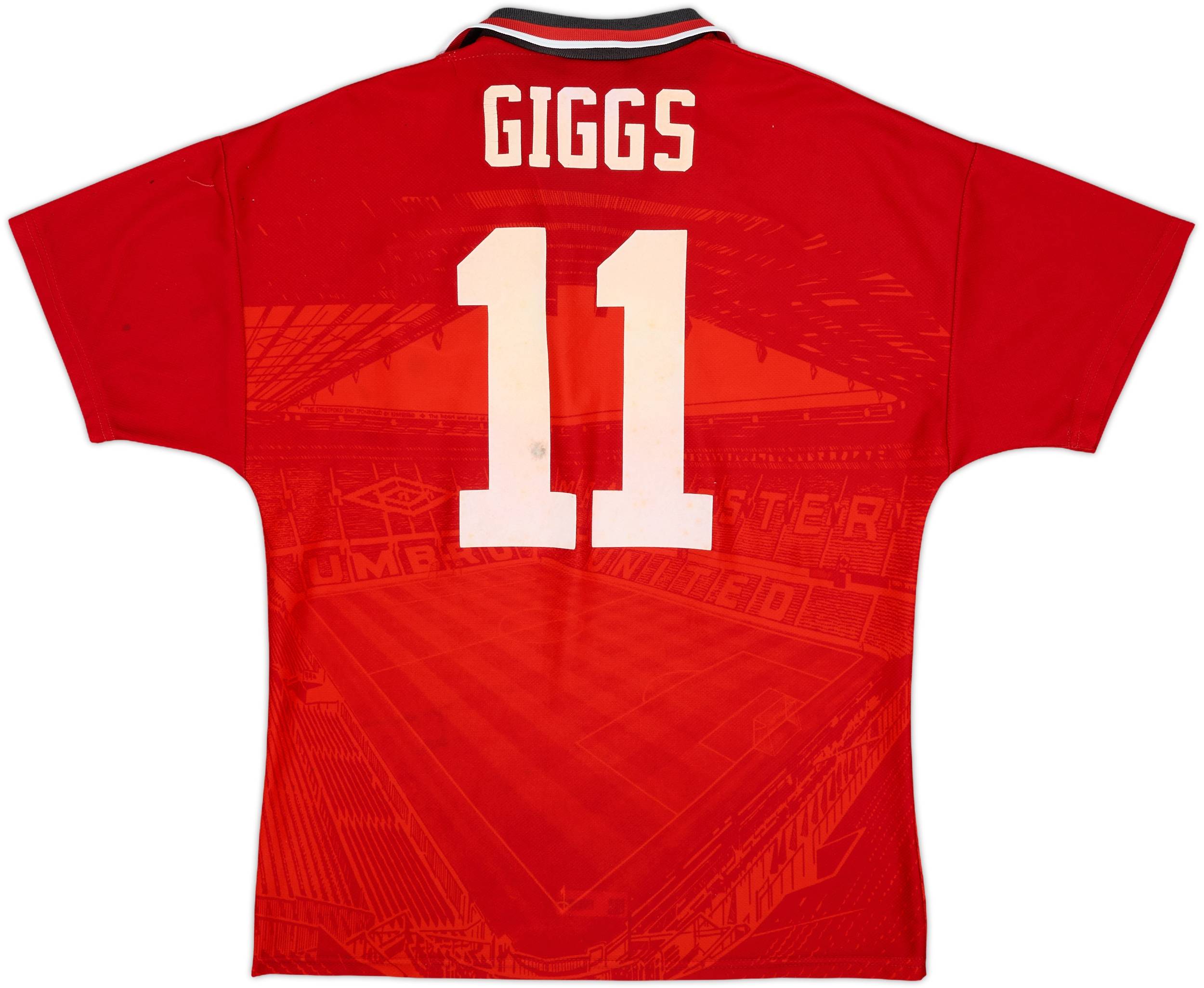 1994-96 Manchester United Home Shirt Giggs #11 - 4/10 - (M)
