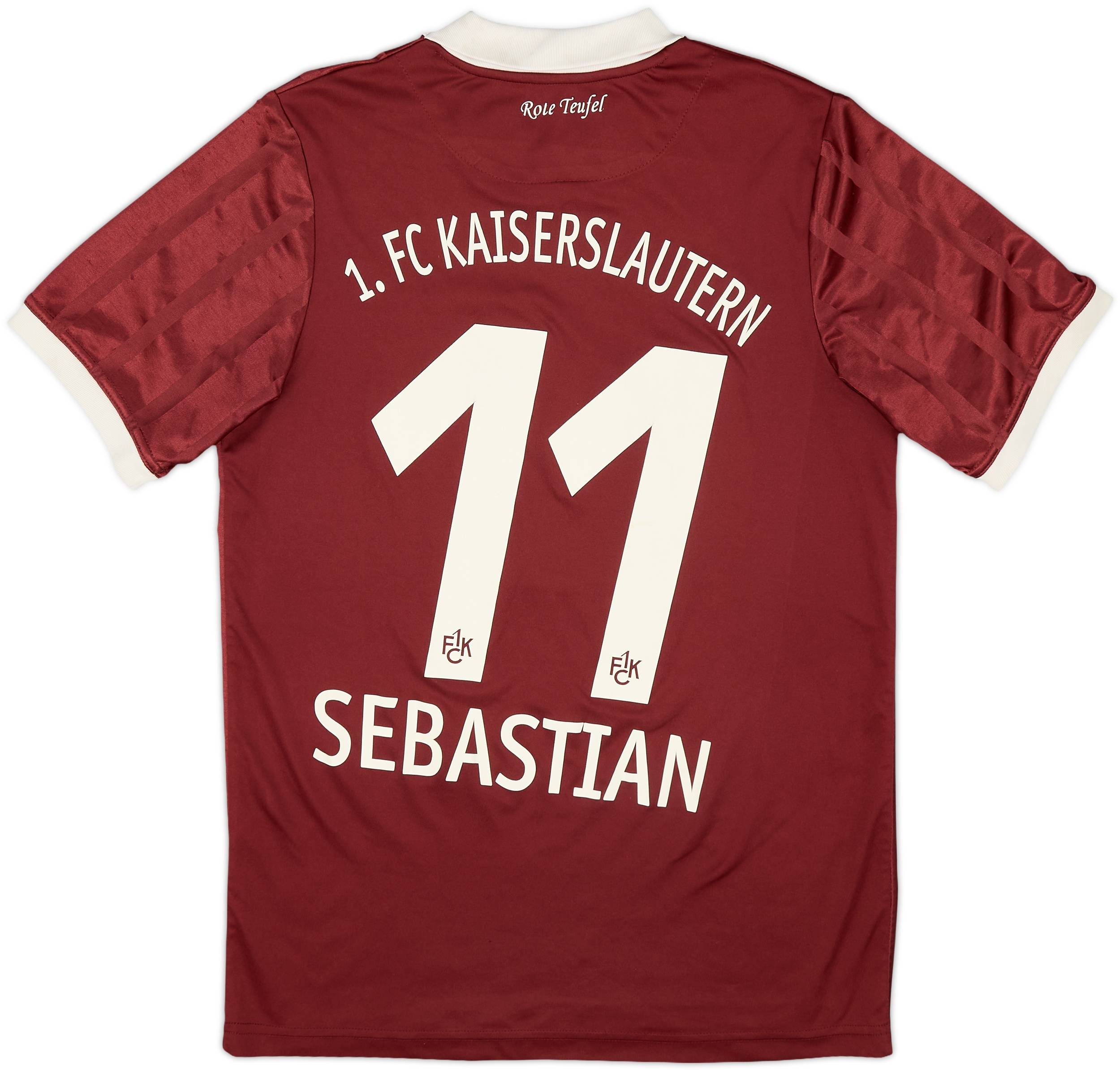 2010-11 Kaiserslautern Home Shirt Sebastian #11 - 6/10 - (S)