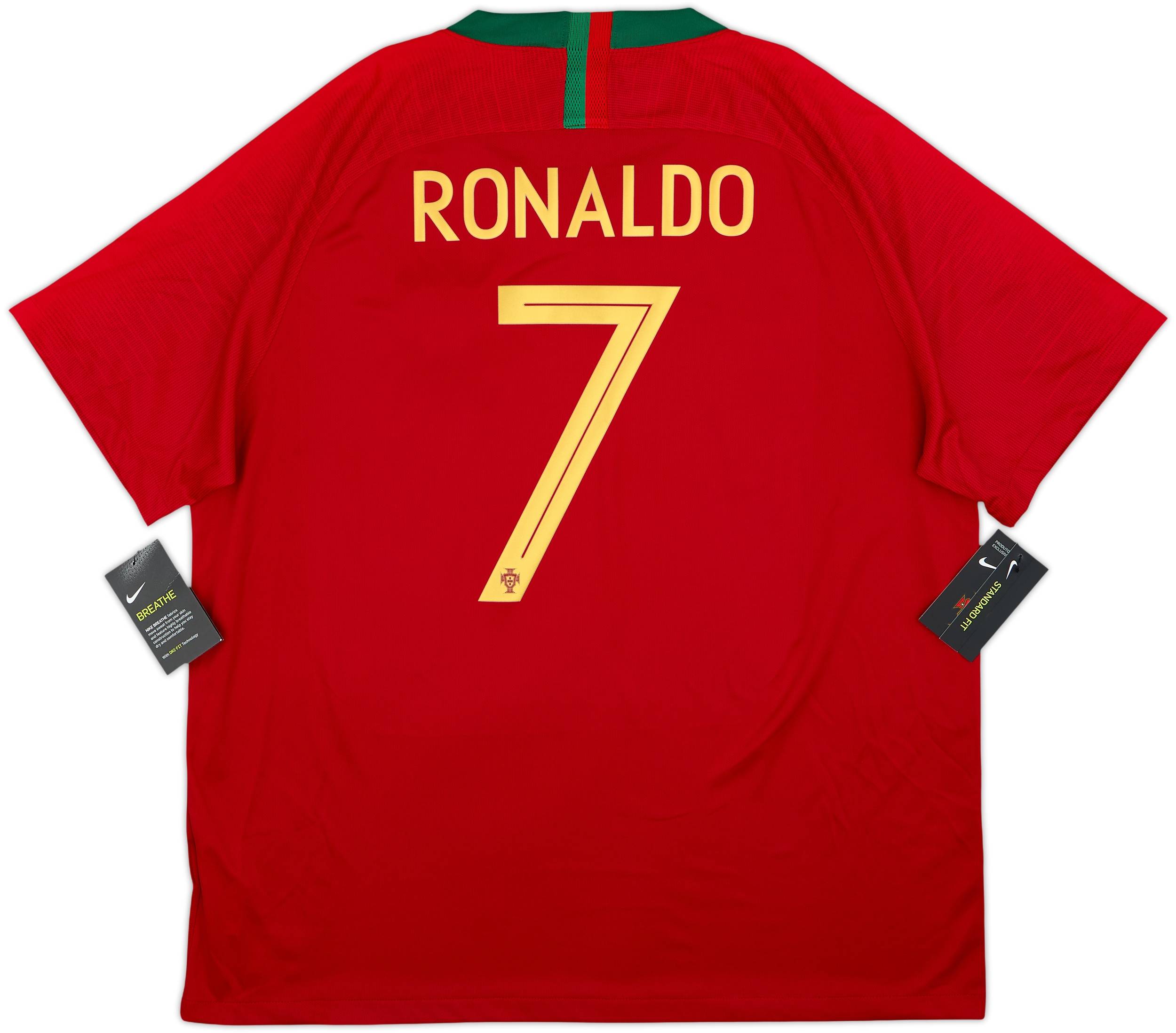 2018-19 Portugal Home Shirt Ronaldo #7 (XXL)