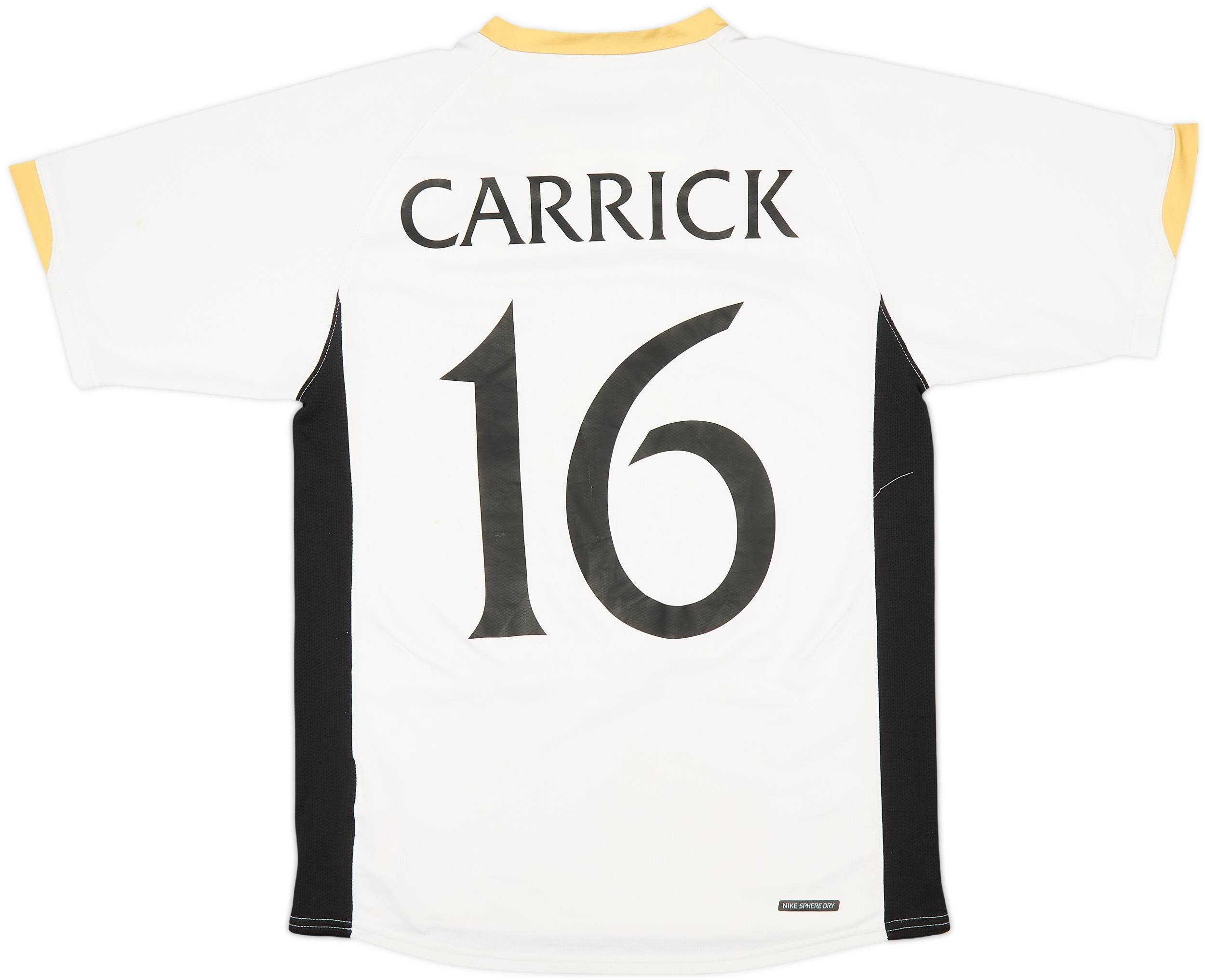 2006-08 Manchester United Away Shirt Carrick #16 - 6/10 - (S)