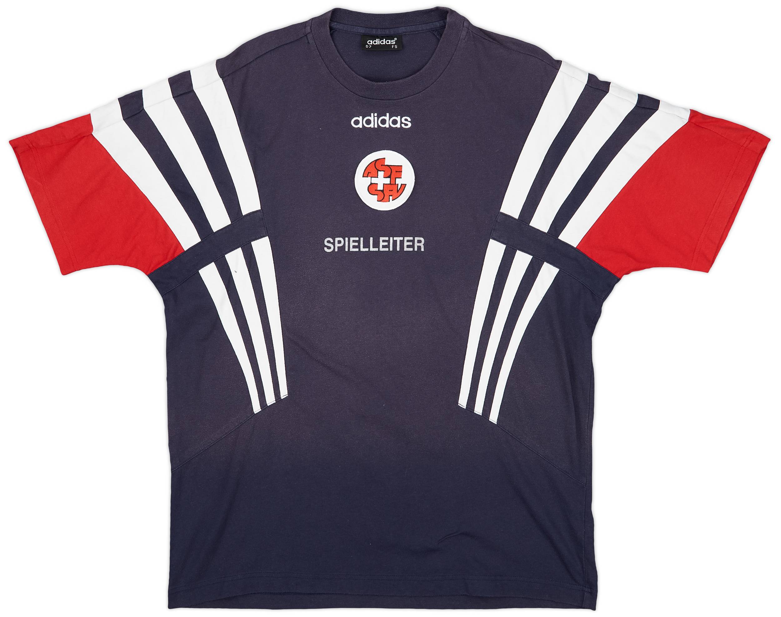 1996-98 Switzerland adidas Cotton Tee - 6/10 - (XL)