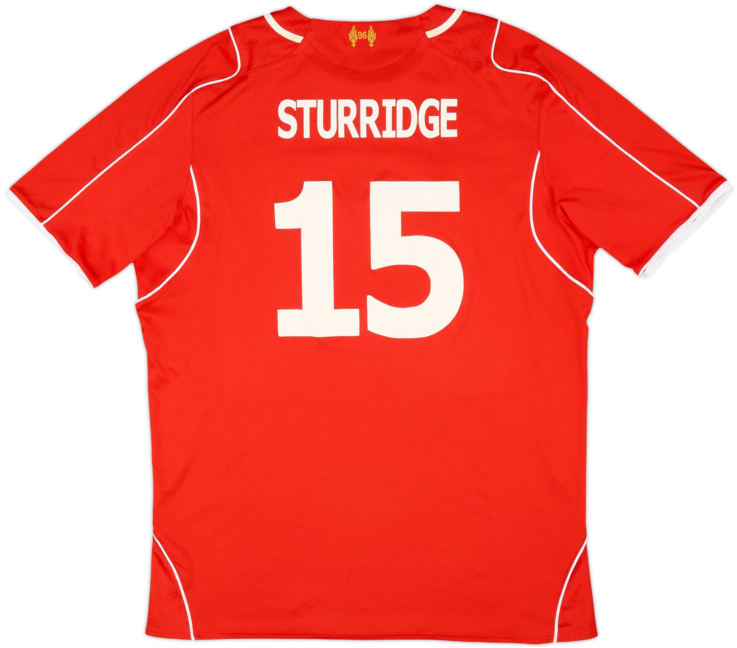 2014-15 Liverpool Home Shirt Sturridge #15 - 7/10 - (L)