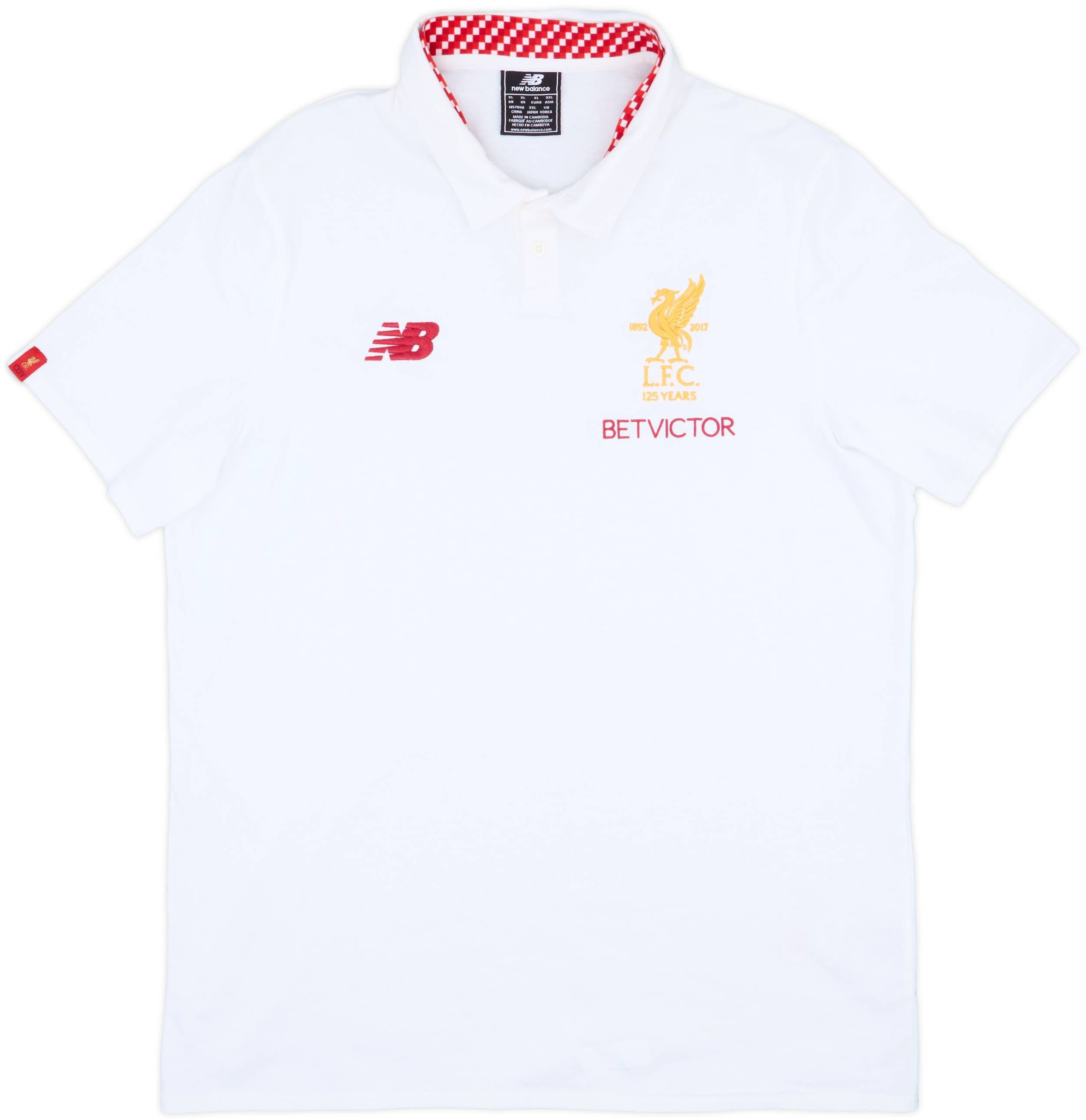 2017-18 Liverpool New Balance Polo Shirt - 9/10 - (XL)