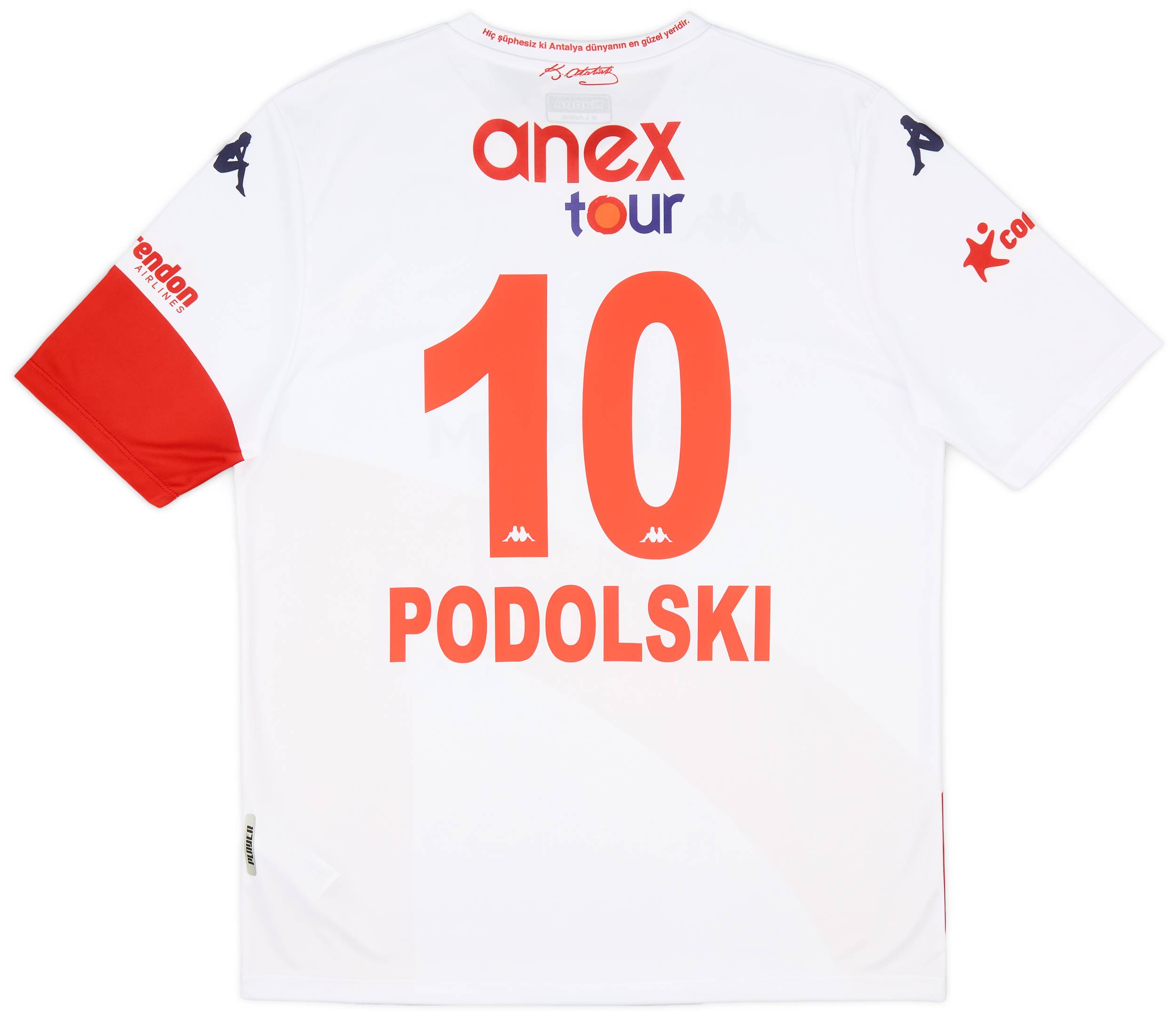 2020-21 Antalyaspor Away Shirt Podolski #10 (XL)