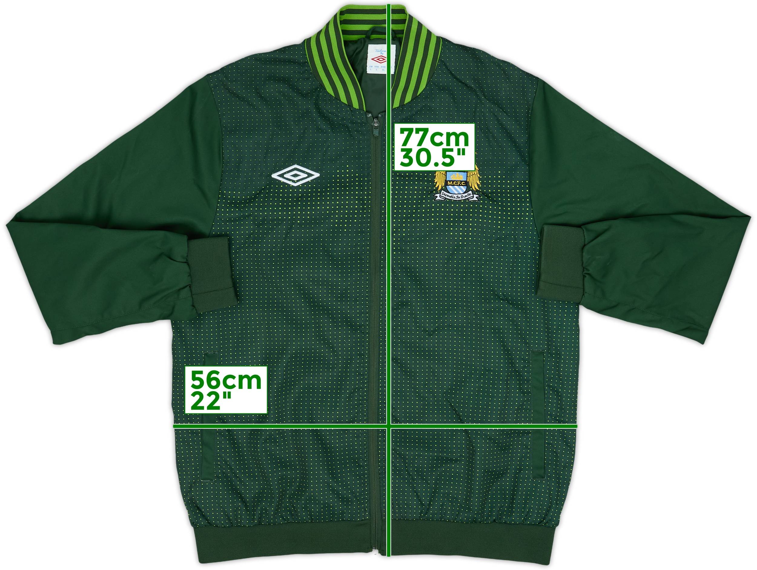 2011-12 Manchester City Umbro Track Jacket - 10/10 - (L)