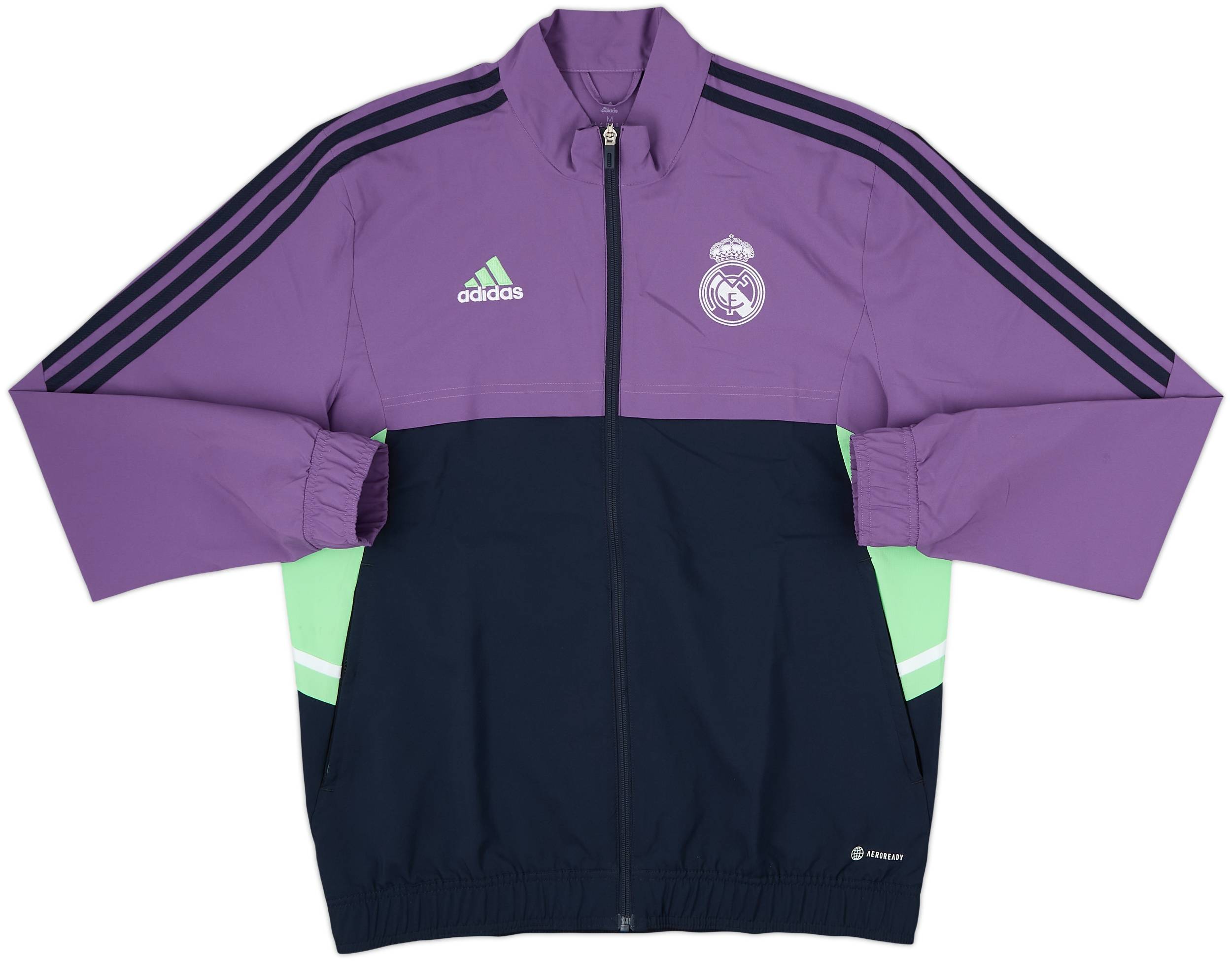 2022-23 Real Madrid adidas Track Jacket - 8/10 - (M)