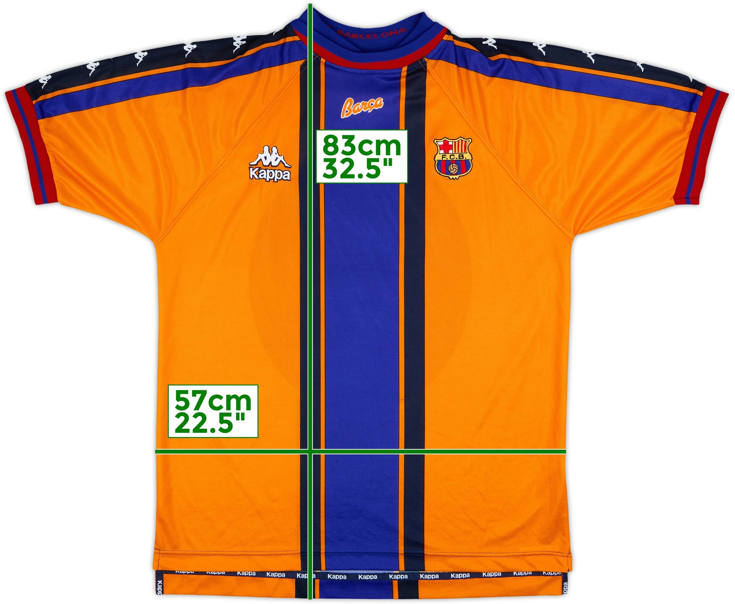 1997-98 Barcelona Away Shirt - 9/10 - (XL)