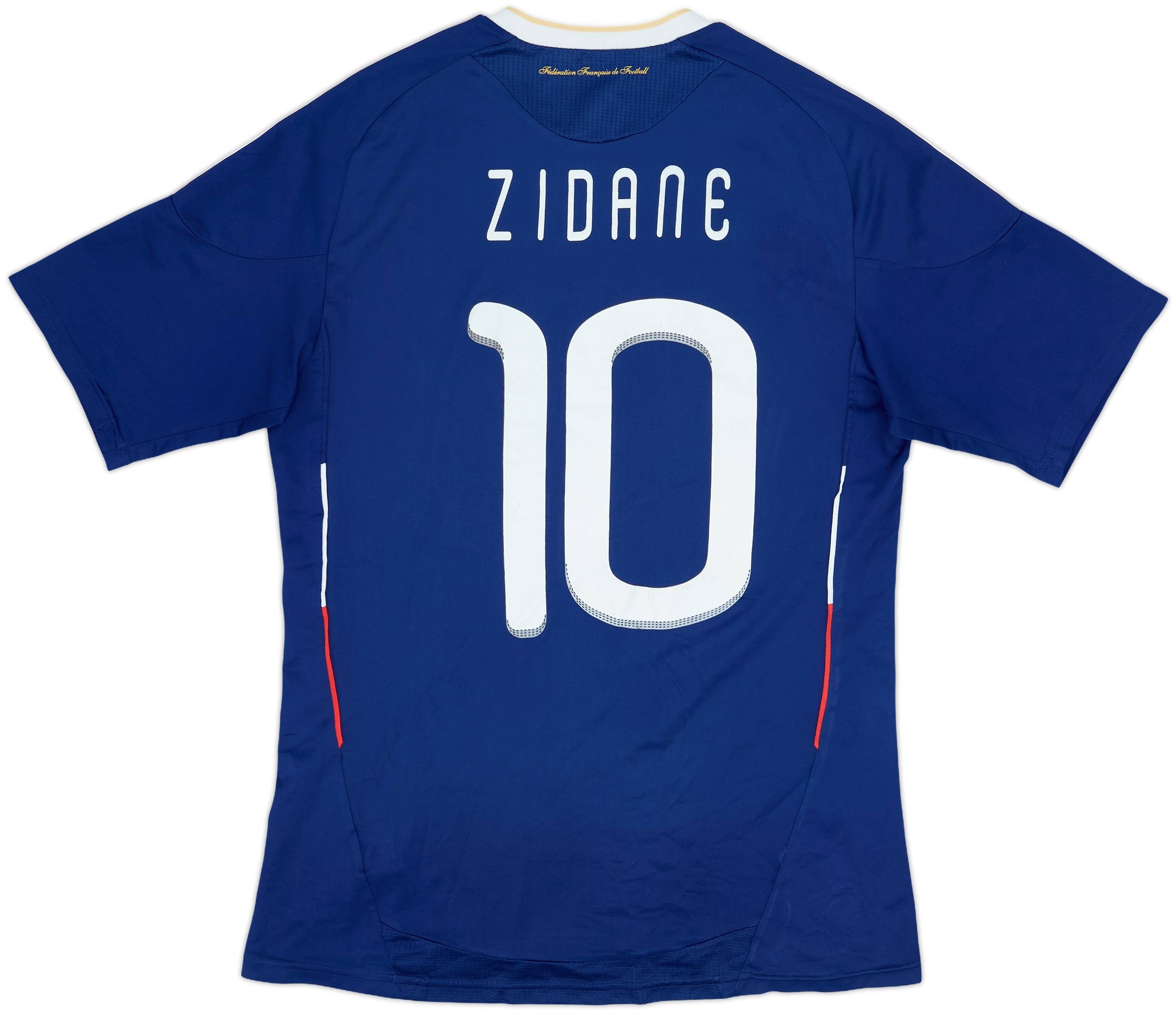 2009-10 France Home Shirt Zidane #10 - 6/10 - (S)