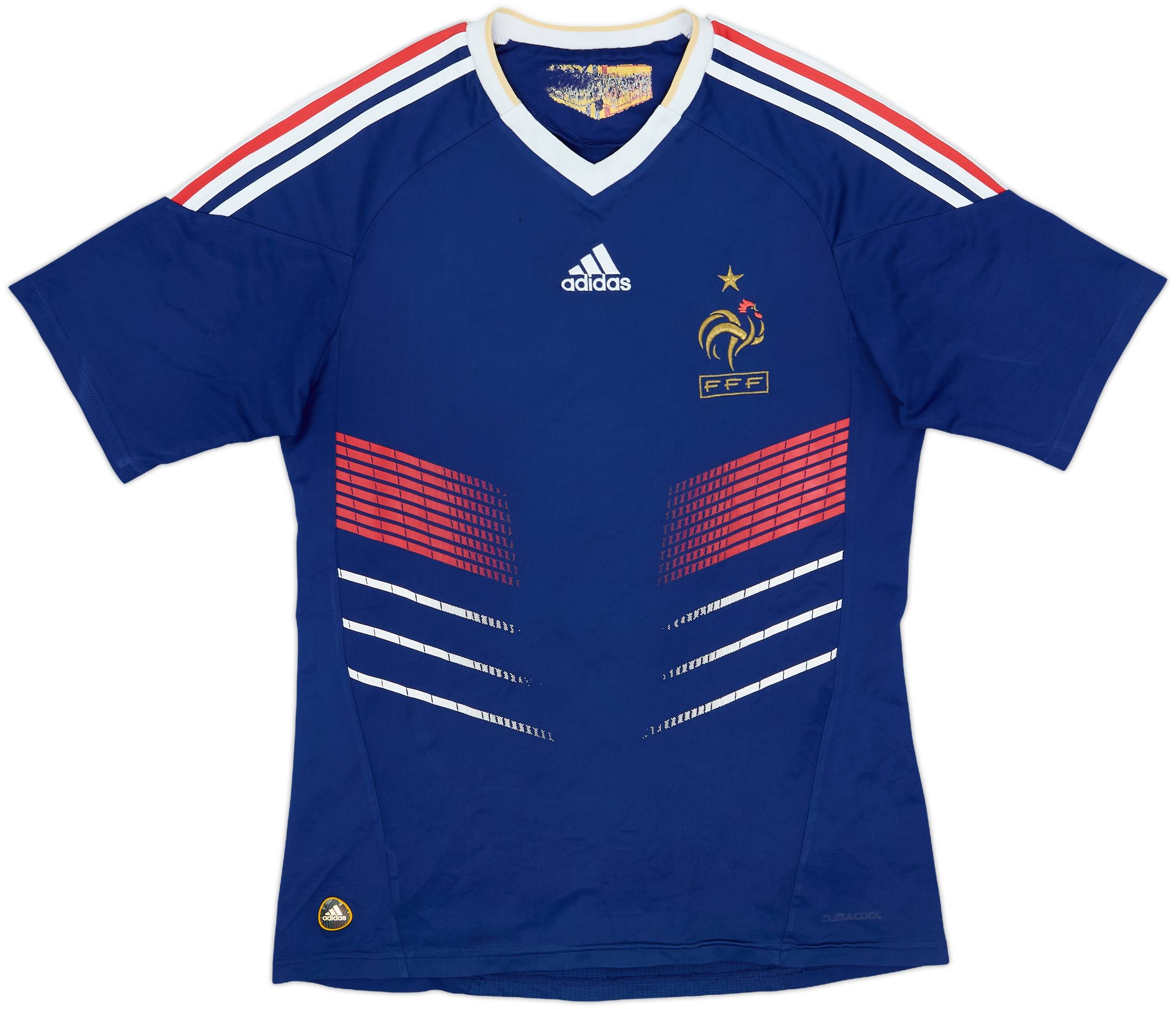 2009-10 France Home Shirt Zidane #10 - 6/10 - (S)