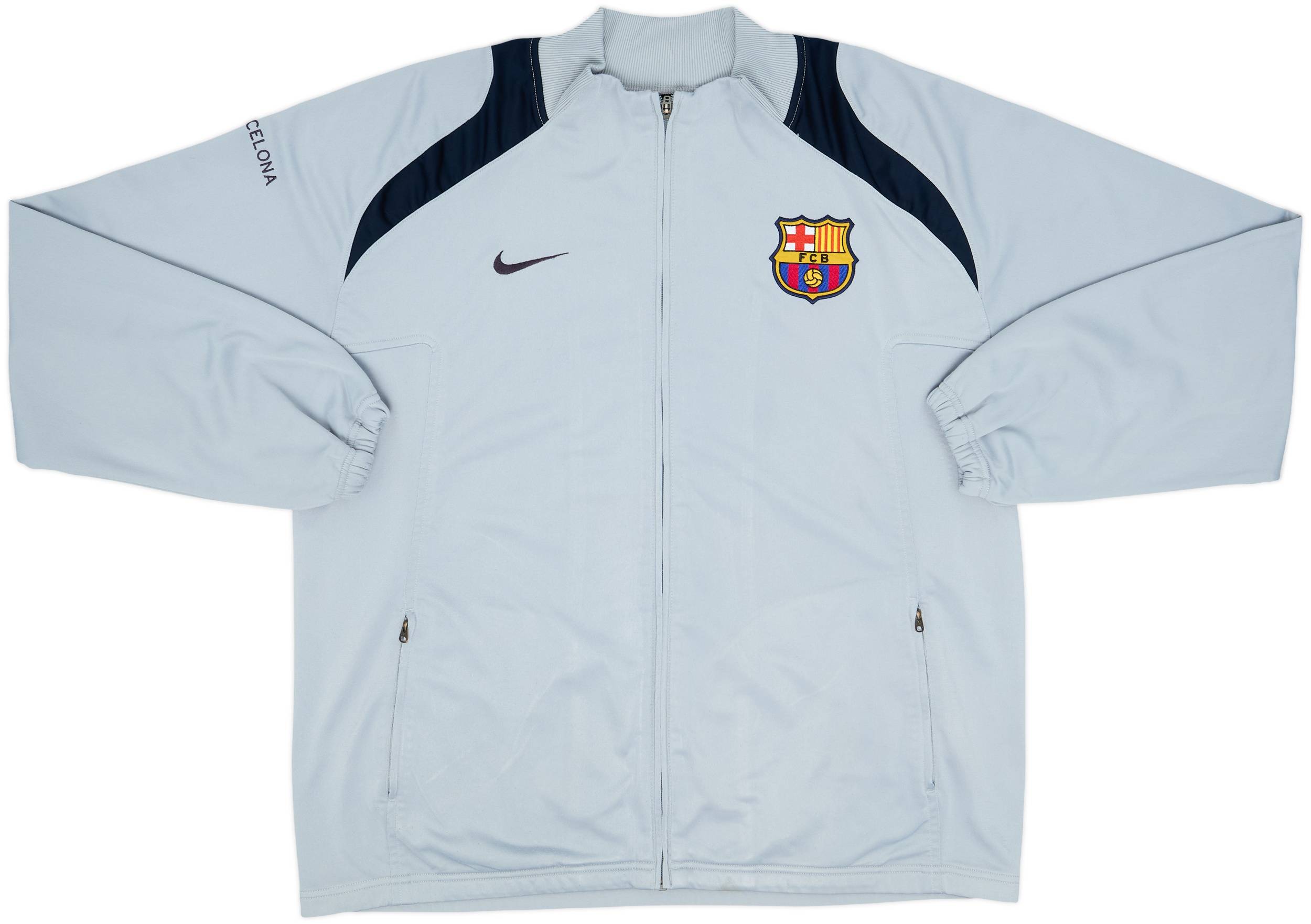 2005-06 Barcelona Nike Track Jacket - 8/10 - (L)