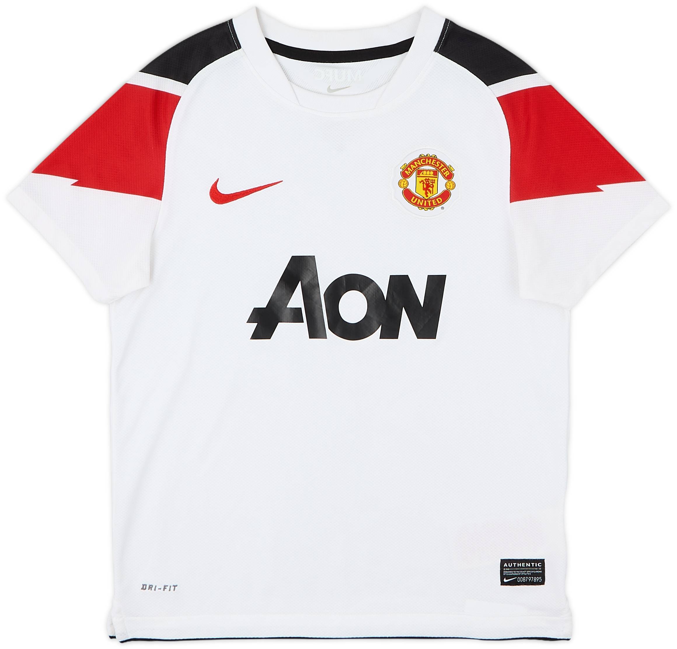 MANCHESTER UNITED Tシャツ：2012TOUR［SSM-037］ 2010-12 Manchester United Away Shirt - 9/10 - (S.Boys)