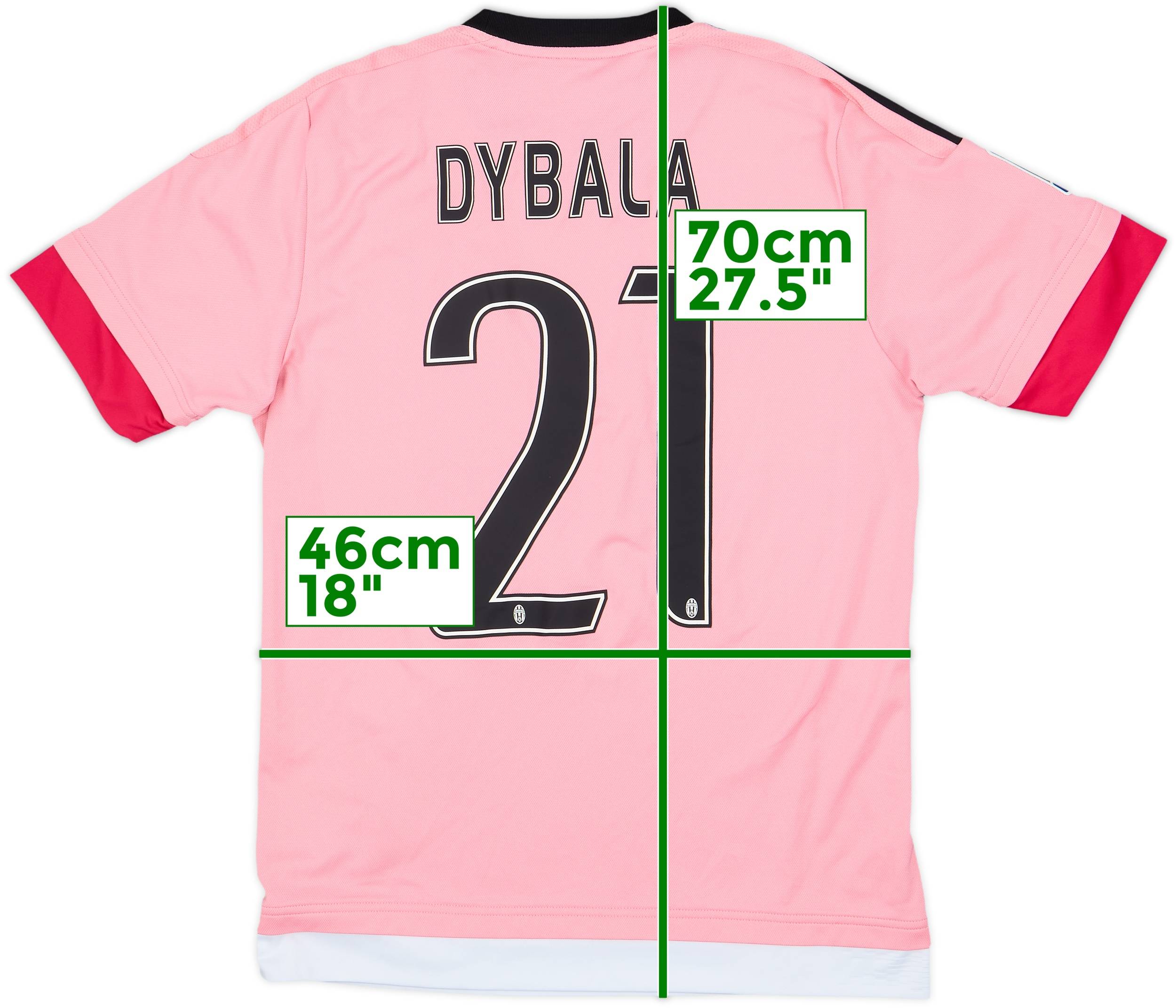 2015-16 Juventus Away Shirt Dybala #21 - 8/10 - (S)
