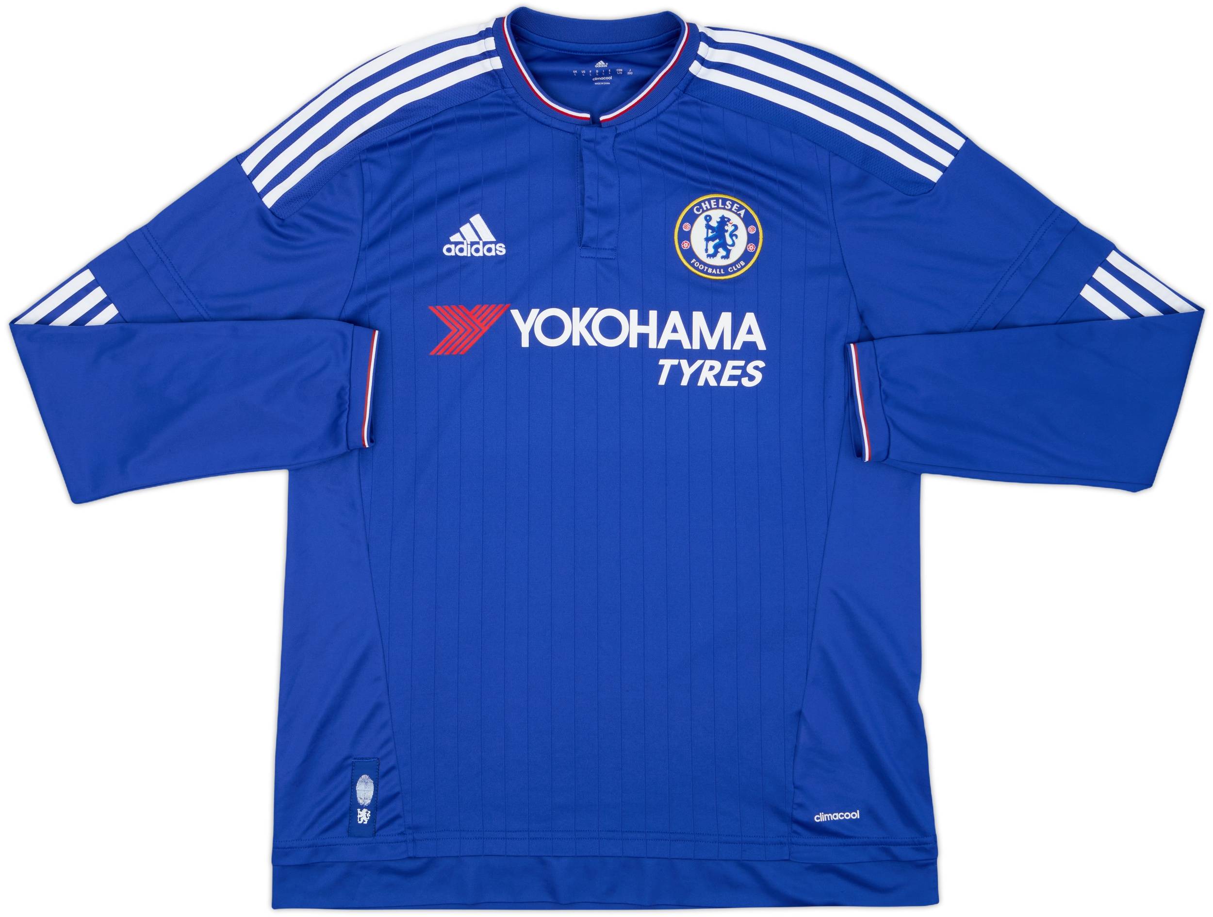 2015-16 Chelsea Home L/S Shirt Hazard #10 - 9/10 - (L)