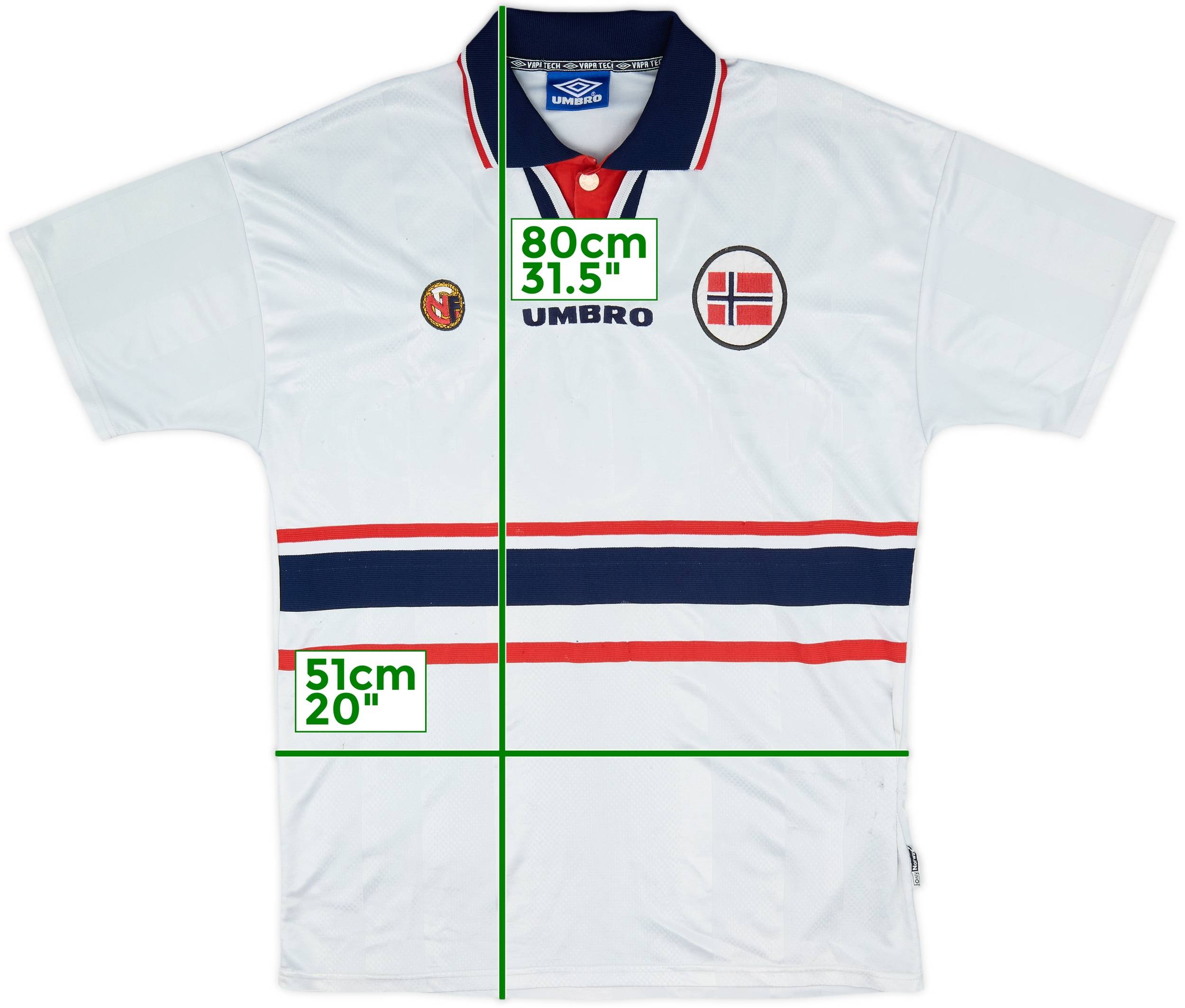 1998-00 Norway Away Shirt - 4/10 - (L)