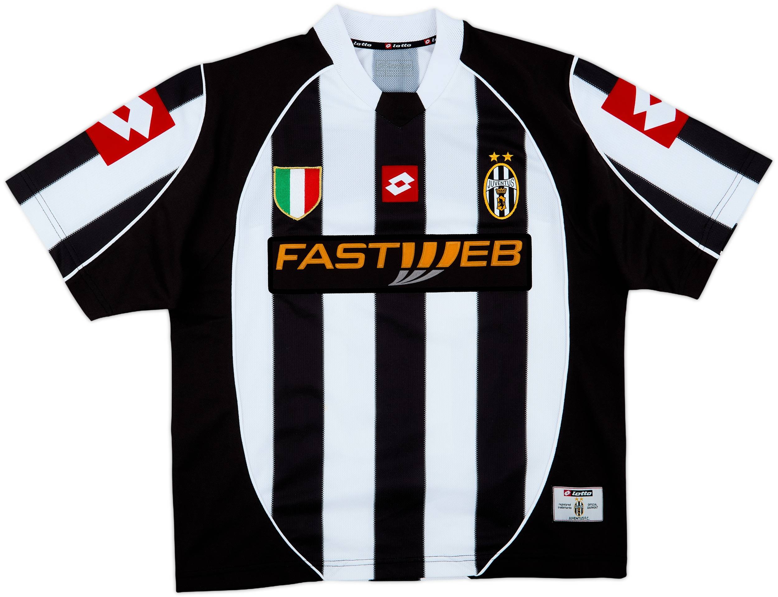 2002-03 Juventus Home Shirt Del Piero #10 - 8/10 - (L)