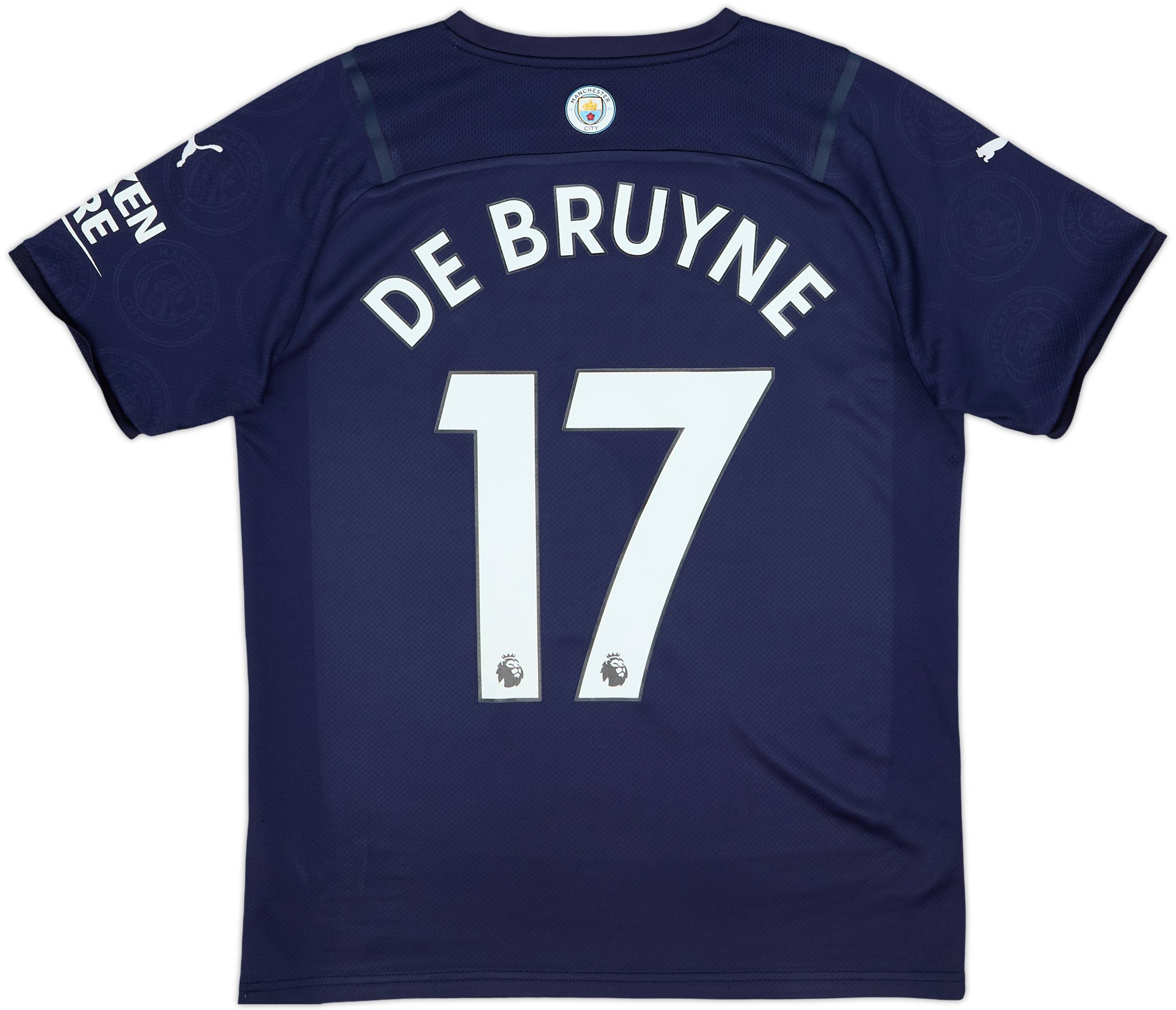 2021-22 Manchester City Third Shirt De Bruyne #17 - 8/10 - (M)